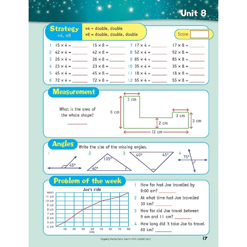 8 Targeting Mental Maths Year 6 2022 Edition, 8 of 10