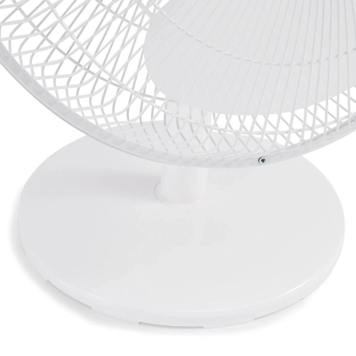 9 30cm Bench Fan - White, 9 of 9