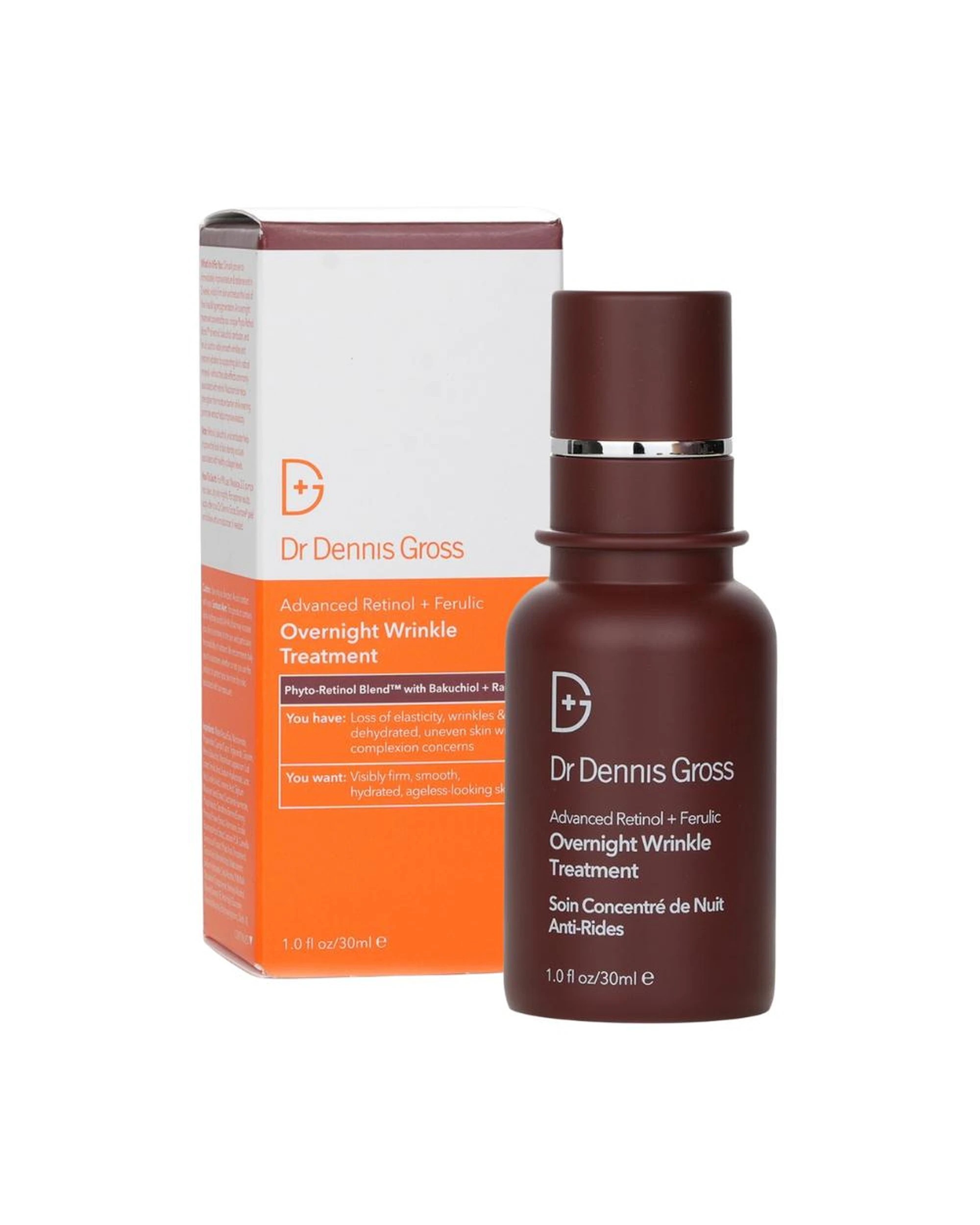 1 Dr Dennis Gross Advanced Retinol + Ferulic Overnight Wrinkle Treatment 30mL, 1 of 3