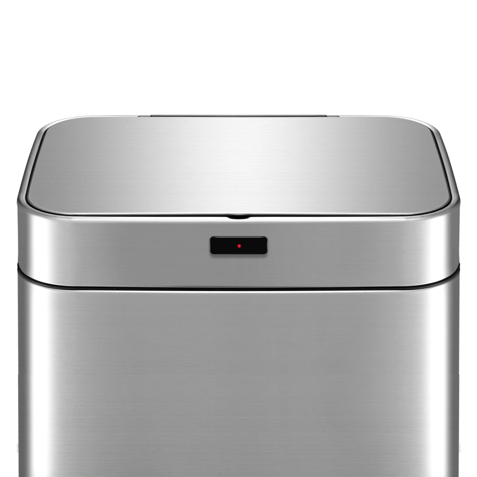 4 Ausway 75L Dual Rubbish Bin Dustbin Recycling Kitchen Waste Trash Garbage Can Motion Sensor Stainless Steel Silver, 4 of 5