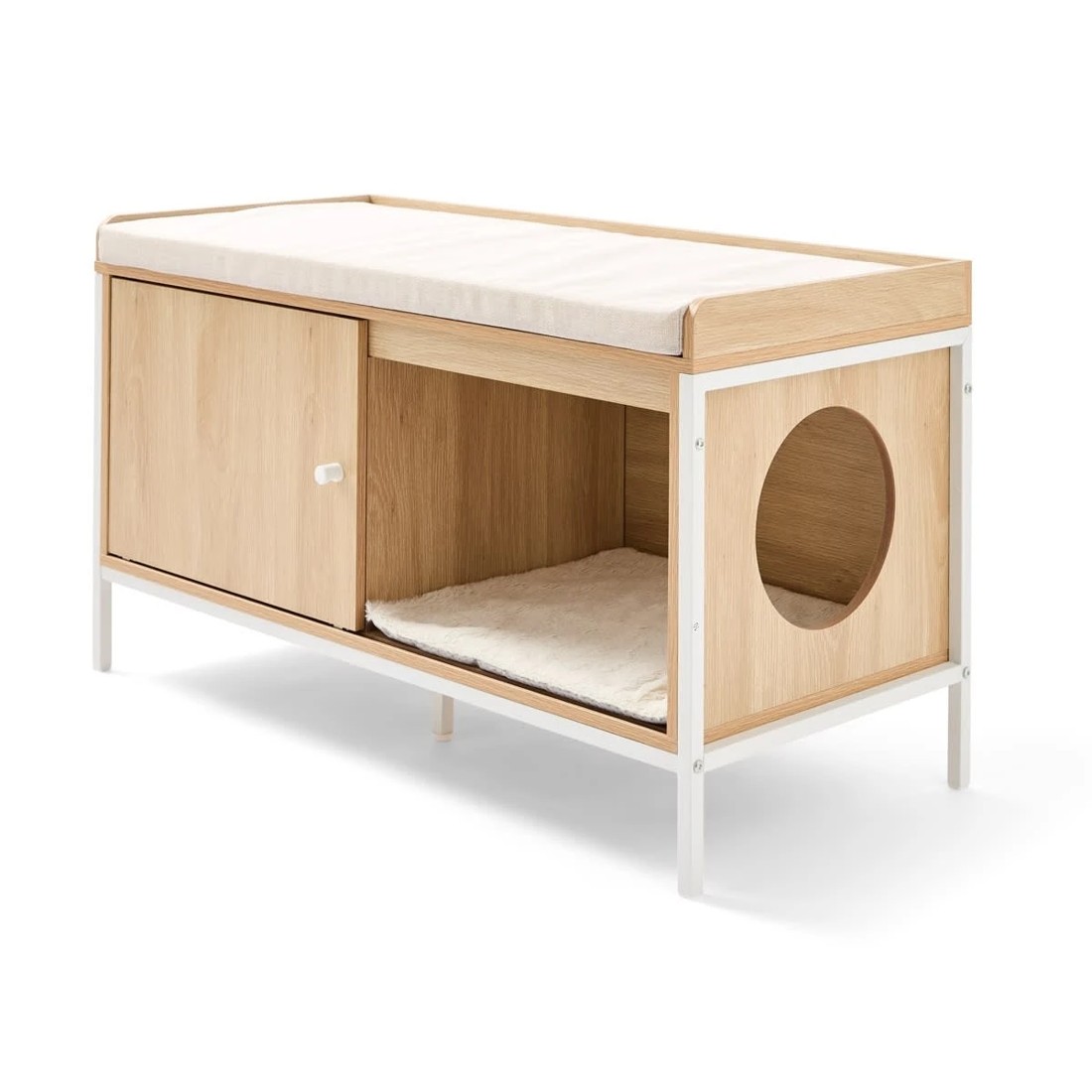 3 Cat House with Storage, 3 of 10