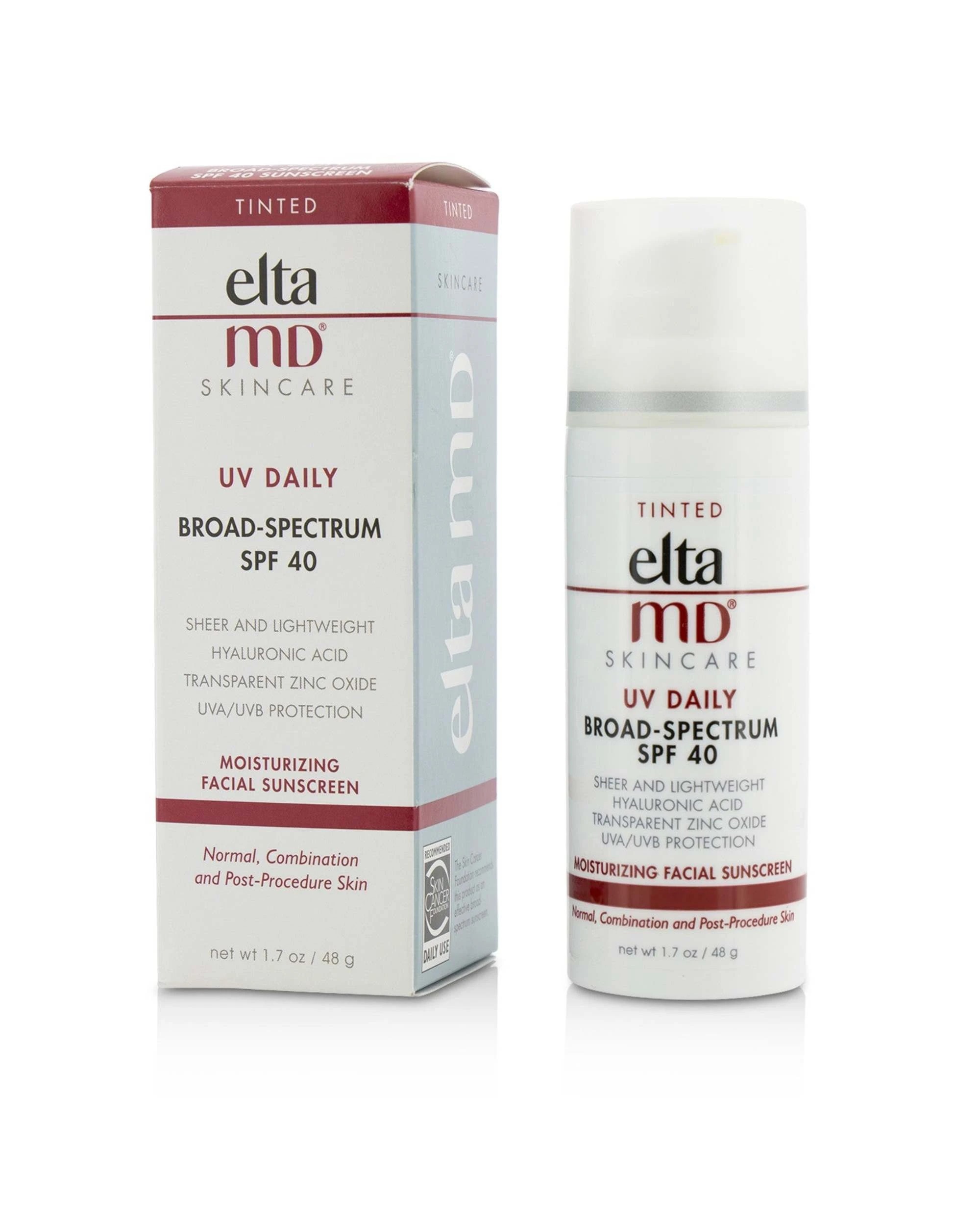 1 EltaMD UV Daily Moisturizing Facial Sunscreen SPF 40 - For Normal, Combination & Post-Procedure Skin - Tinted  48g/1.7oz, 1 of 3