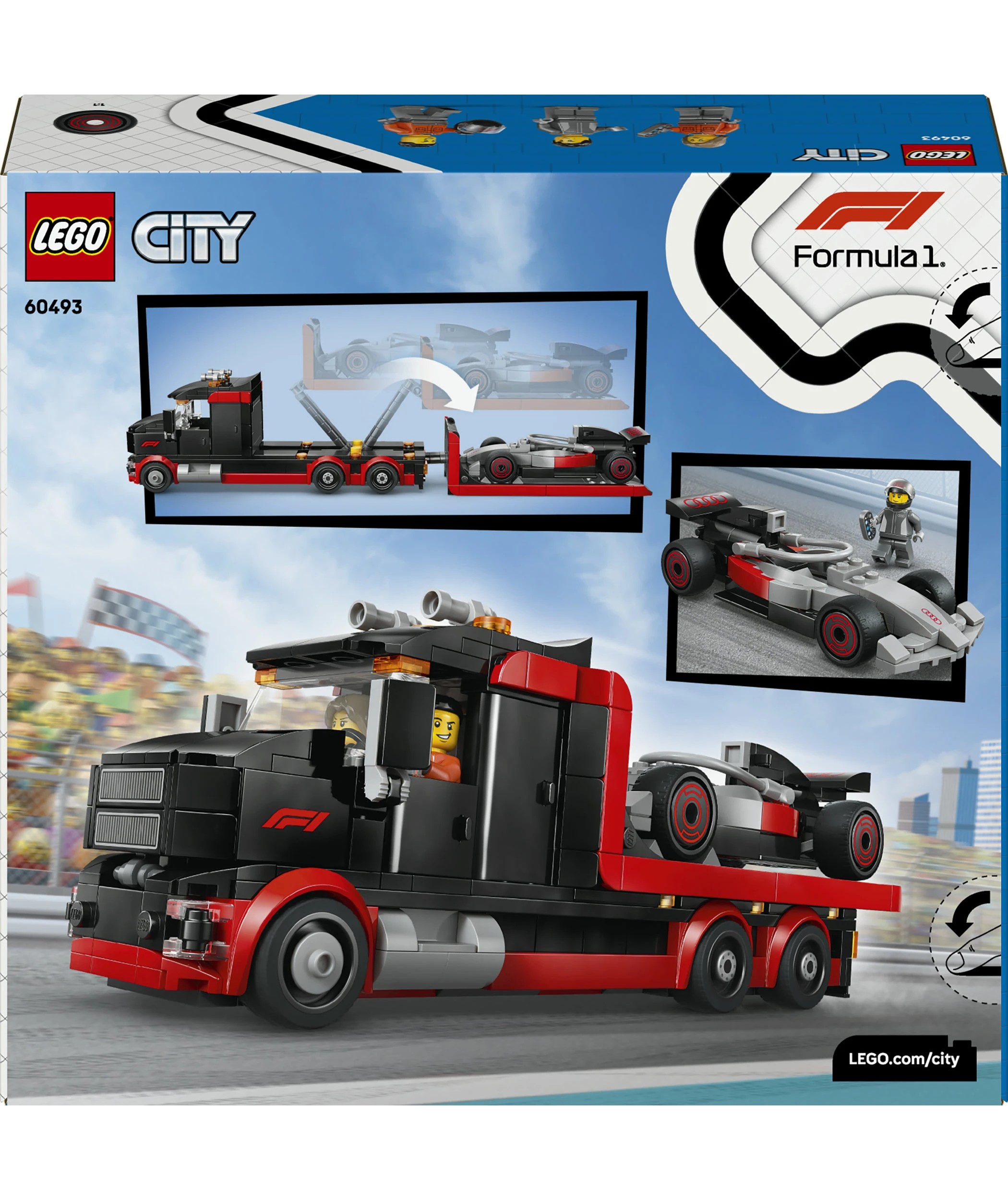 10 LEGO City F1 Display Truck with Audi F1 Race Car 60493, 10 of 10