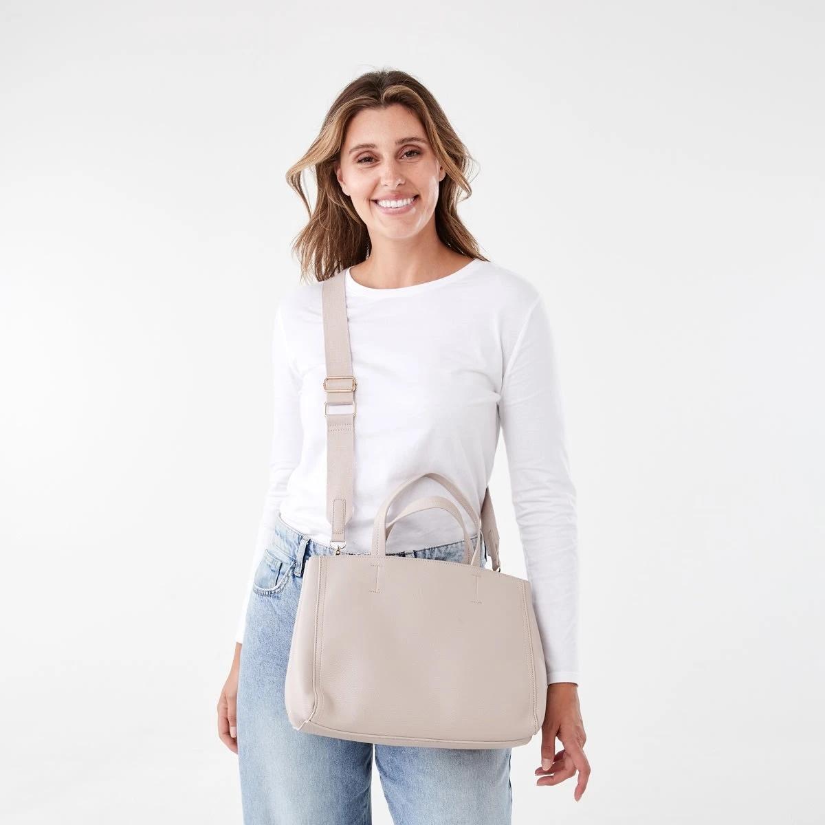 6 Tote Bag SMOKEY TAUPE, 6 of 7