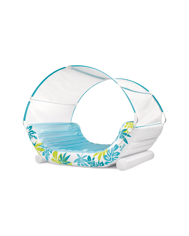 Intex Tropical Two Person Inflatable Canopy Pool Lounge 224 X 150 X 165 Cm - M
