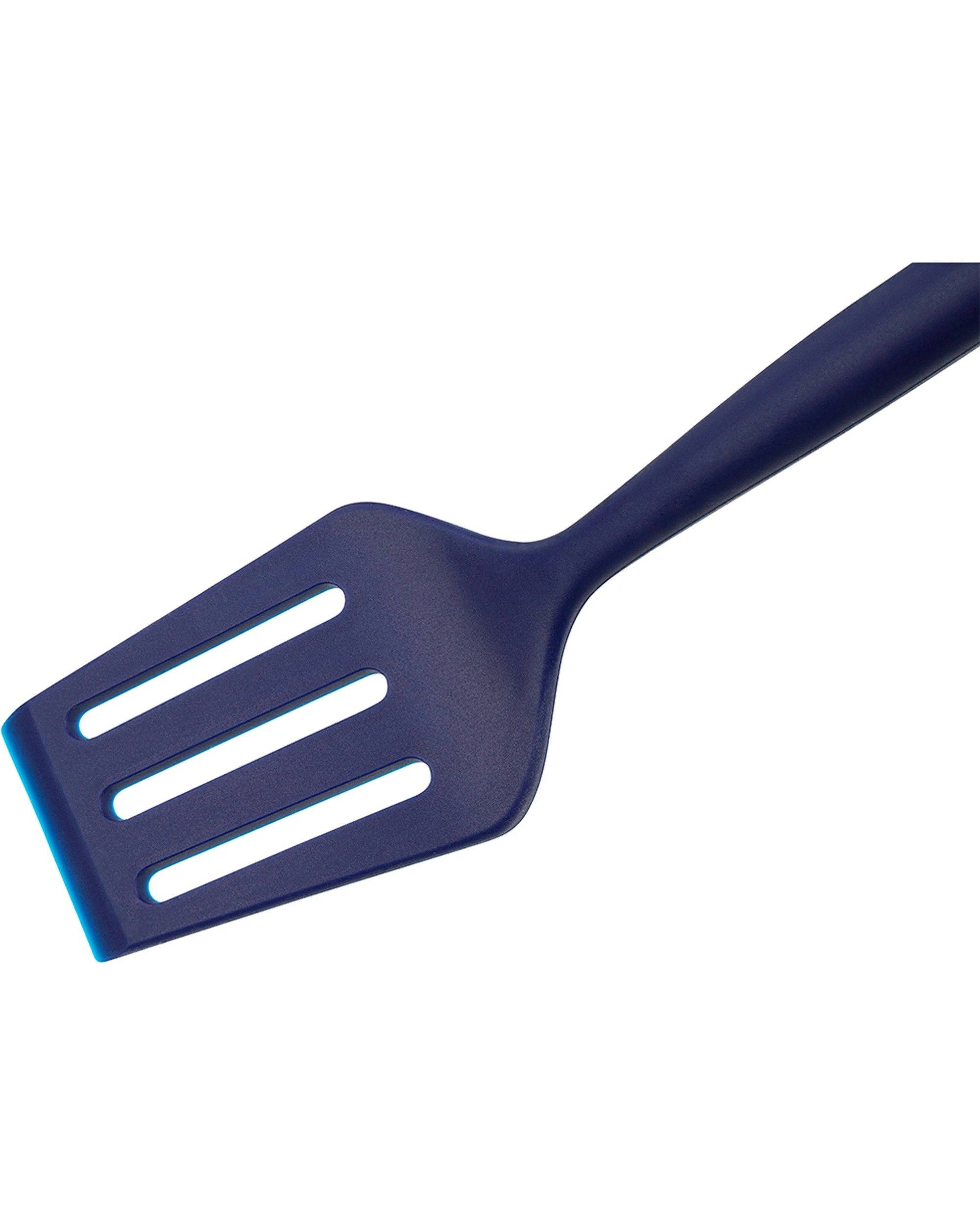 3 Tasty 2PK Silicone Slotted Turner Cooking Utensil - Blue, 3 of 4