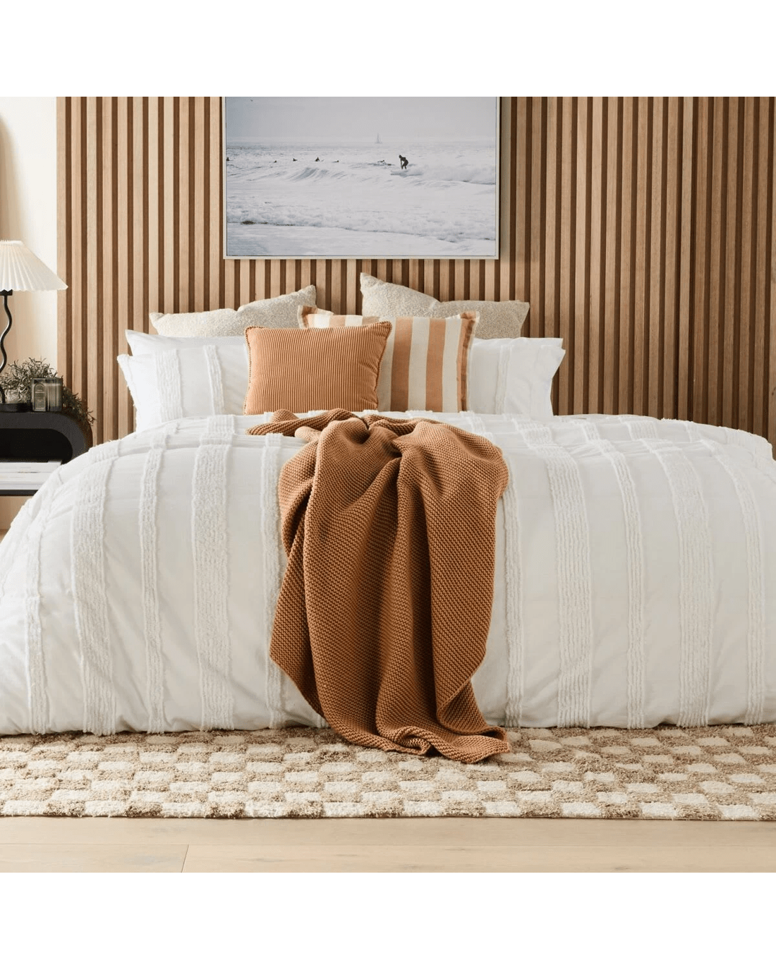 8 Chunky Knit Throw - Praline, 8 of 8