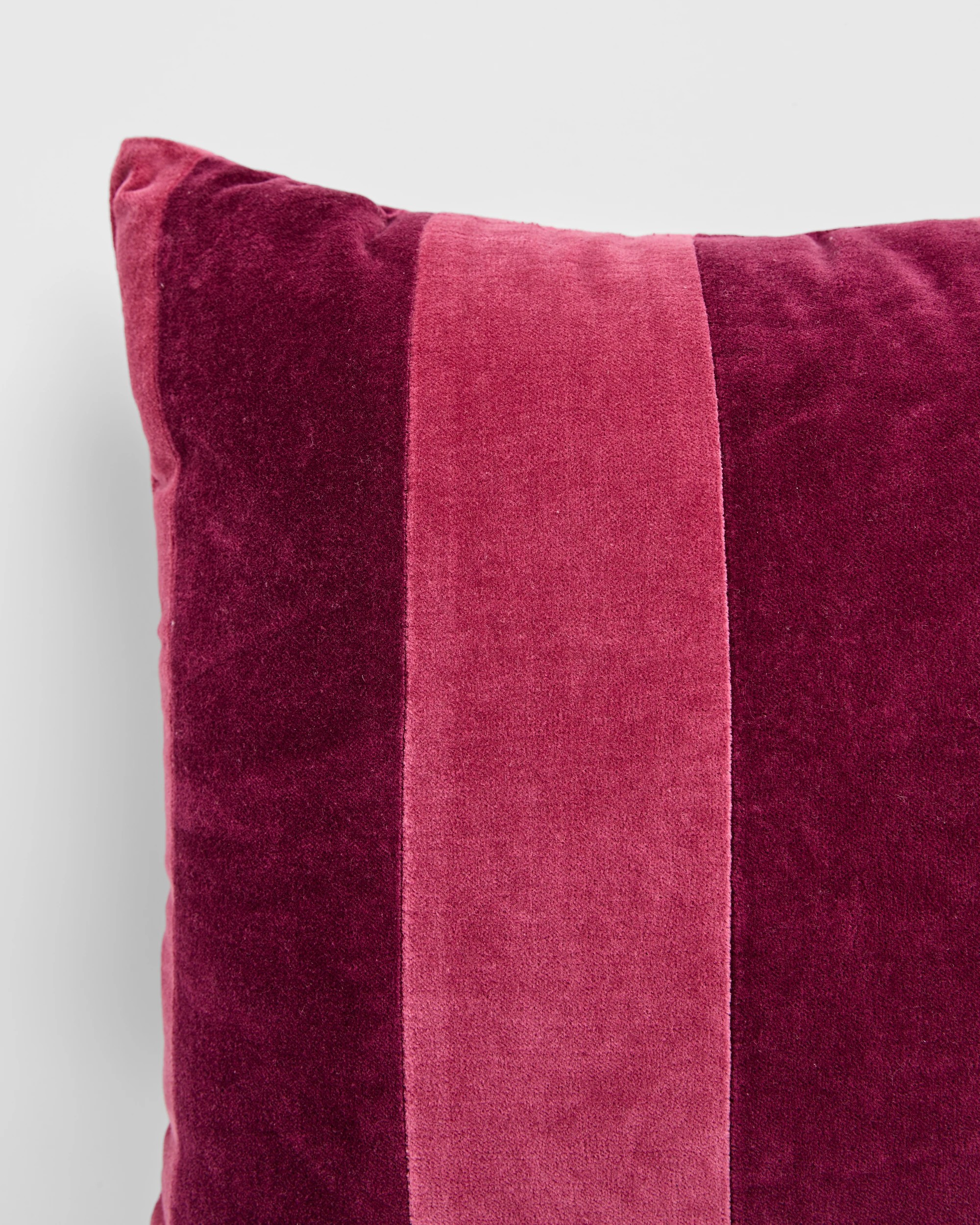 2 Target Lacy Velvet Stripe Cushion - Pink, 2 of 2