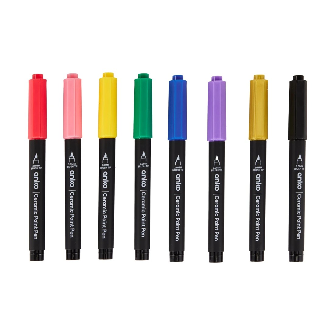 2 8 Pack Porcelain Brush Pens, 2 of 4