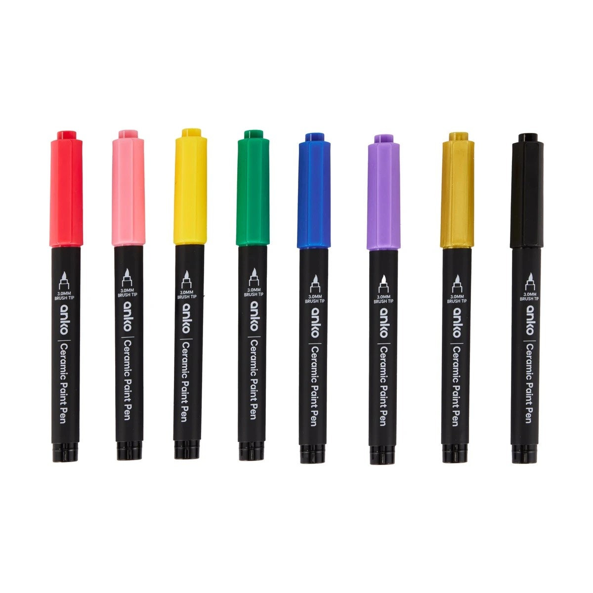 2 8 Pack Porcelain Brush Pens, 2 of 4