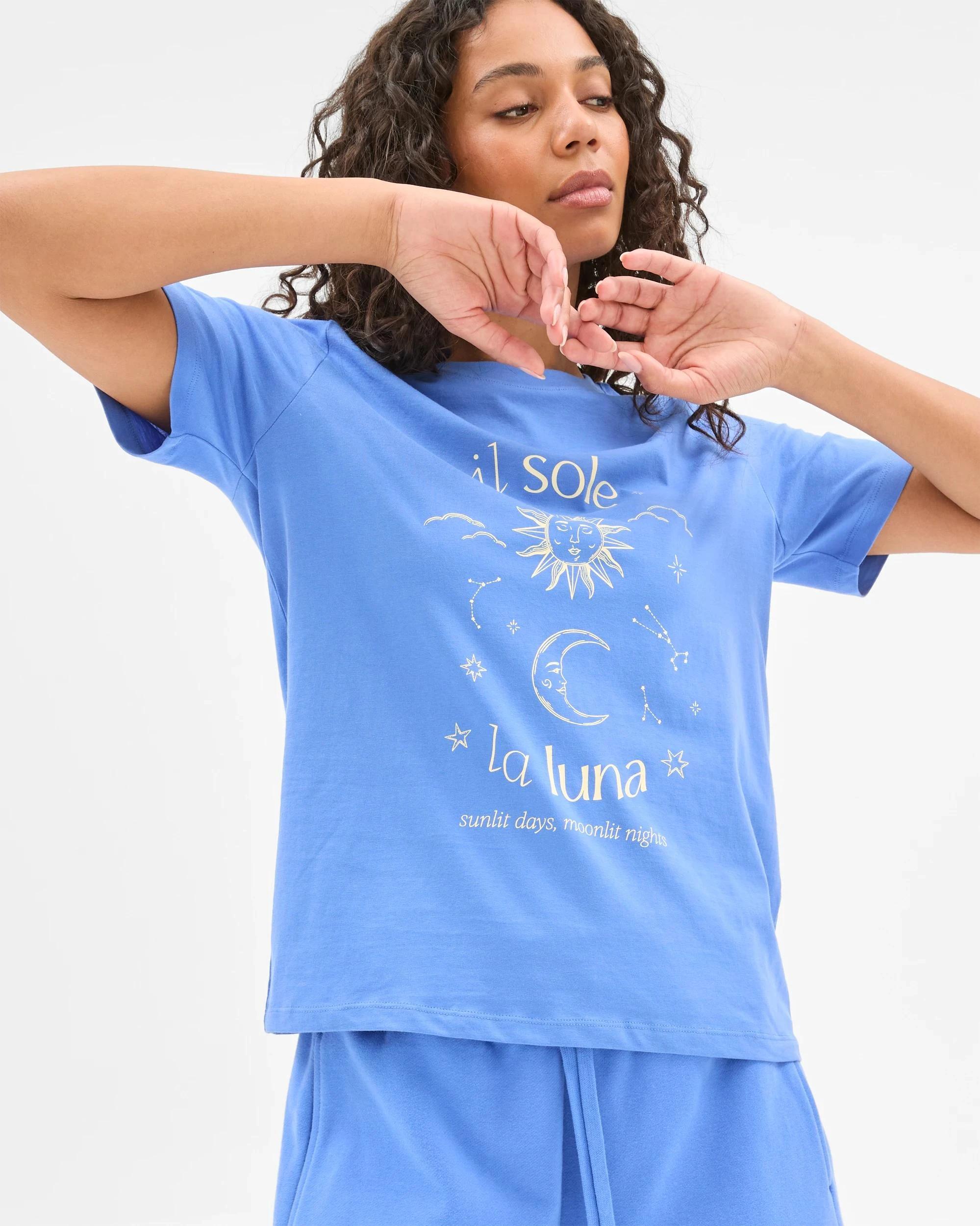 3 Target Australian Cotton Print T-Shirt VIVID BLUE IL SOL, 3 of 5