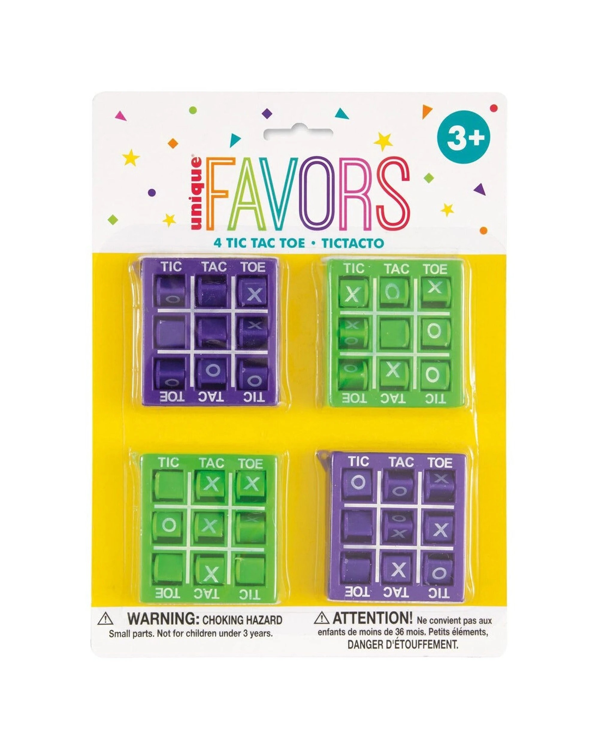 1 Meteor Party 4pc Tic Tac Toe Favours Set For Kids Birthday Supplies - Multi, 1 of 1