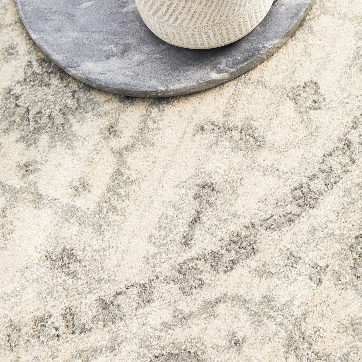 8 Common Ground Rugs Encore 261 200x200cm - Medium Round Power Loomed Pet Friendly Rug - Natural, 8 of 9