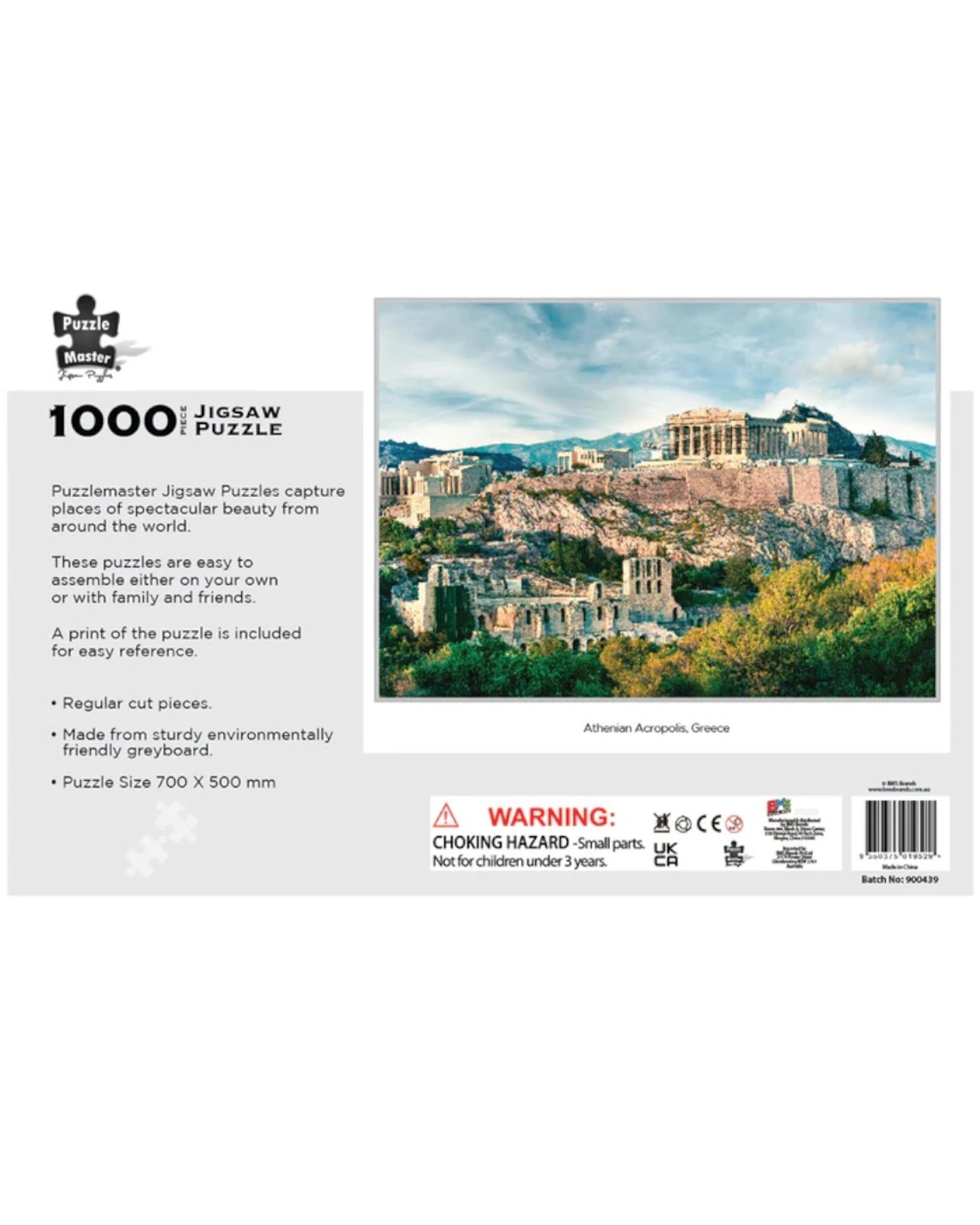 3 Puzzle Master Athenian Acropolis Greece 1000 Piece Jigsaw Puzzle, 3 of 3