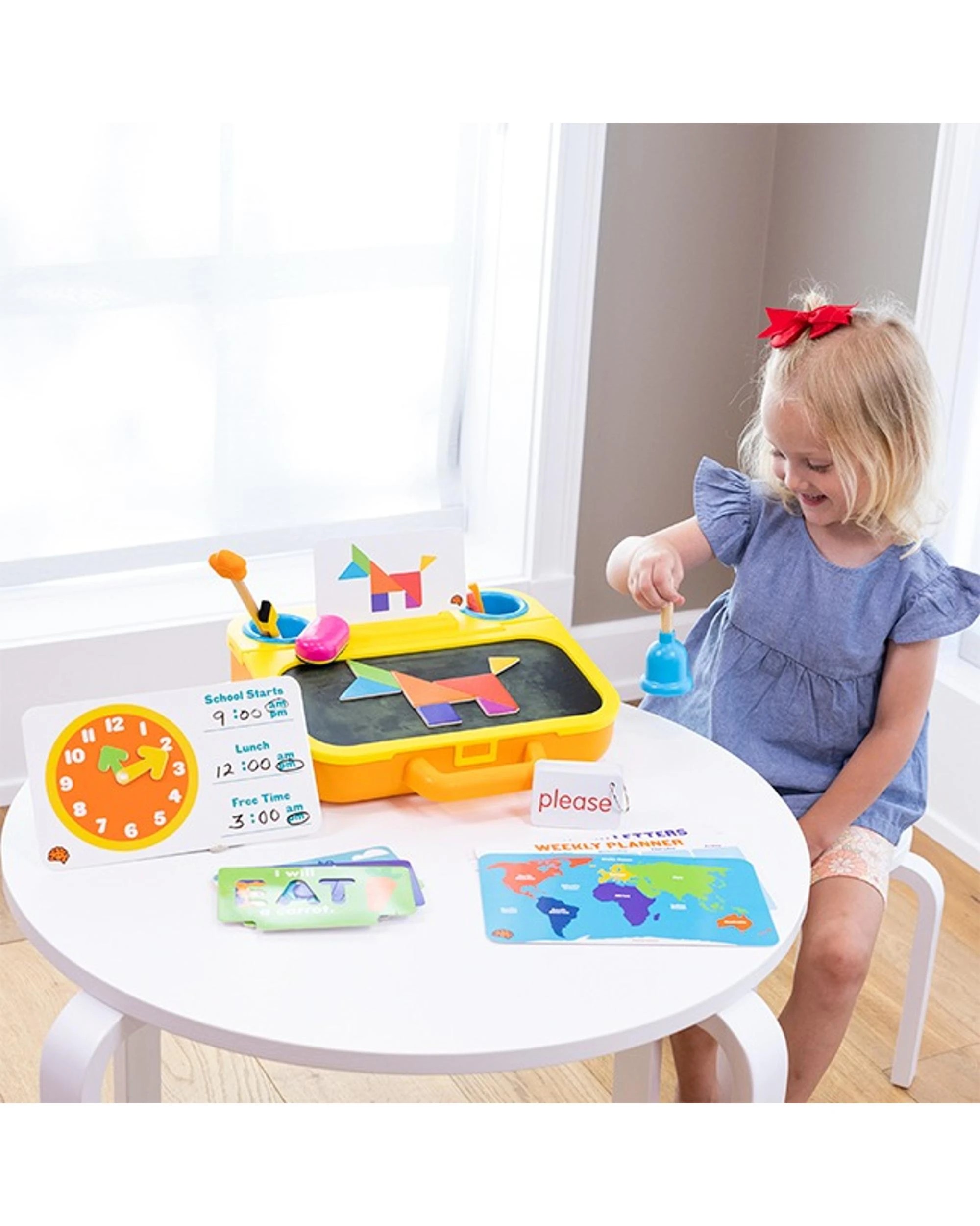 6 Fat Brain Toy Co Pretendables School Set, 6 of 10