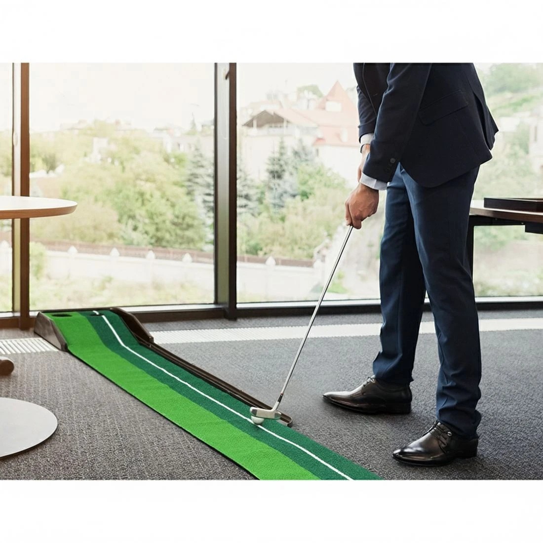 4 Everfit 3M Golf Putting Mat Practice Putter Indoor Outdoor Training - Multi, 4 of 6