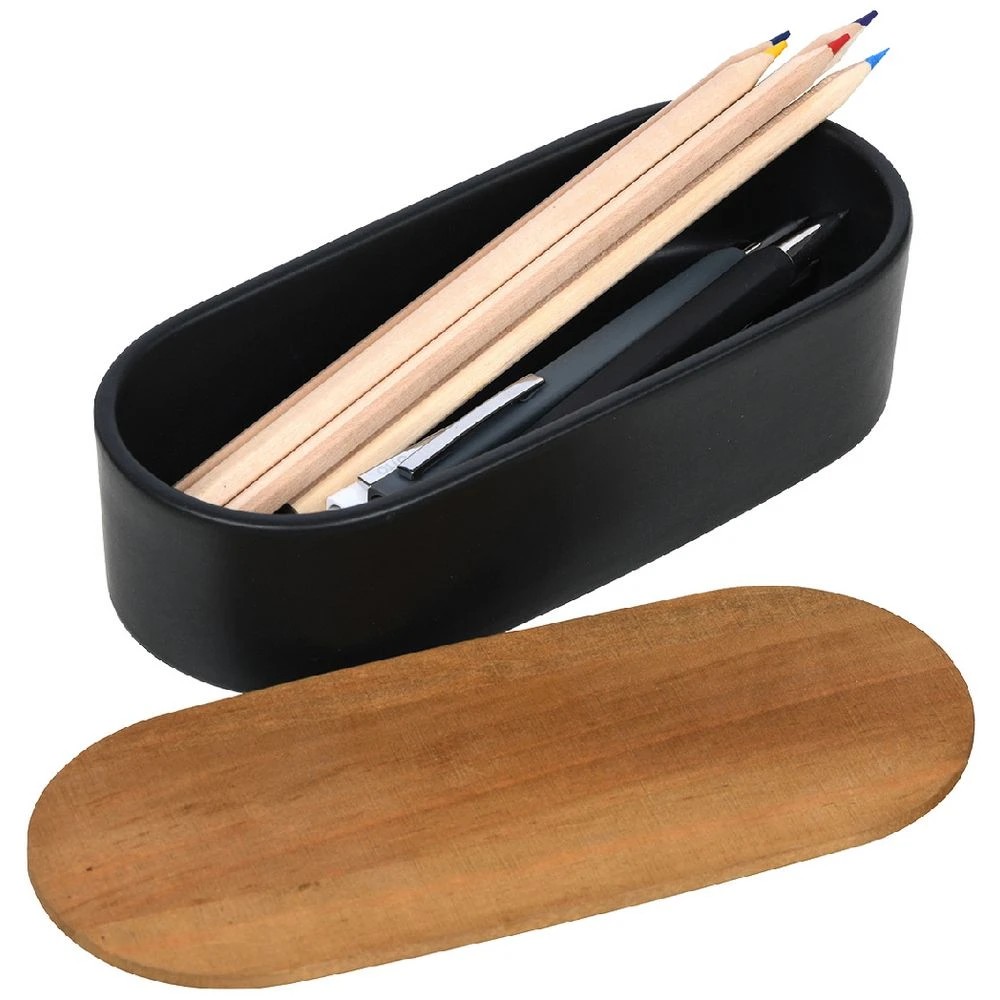 1 Otto Ceramic Pen Tray with Lid, 1 of 6