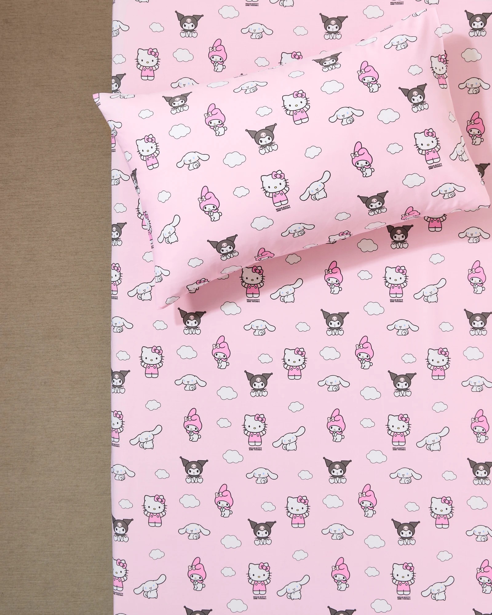 1 Hello Kitty & Friends Fitted Sheet Set
 - Single Bed
 - Pink, 1 of 3