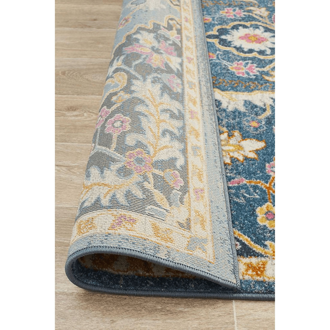 7 Rug Culture Babylon 209 Navy Polypropylene Rug, Power Loomed, 10mm Pile, Made in Turkey - Blue, 7 of 7