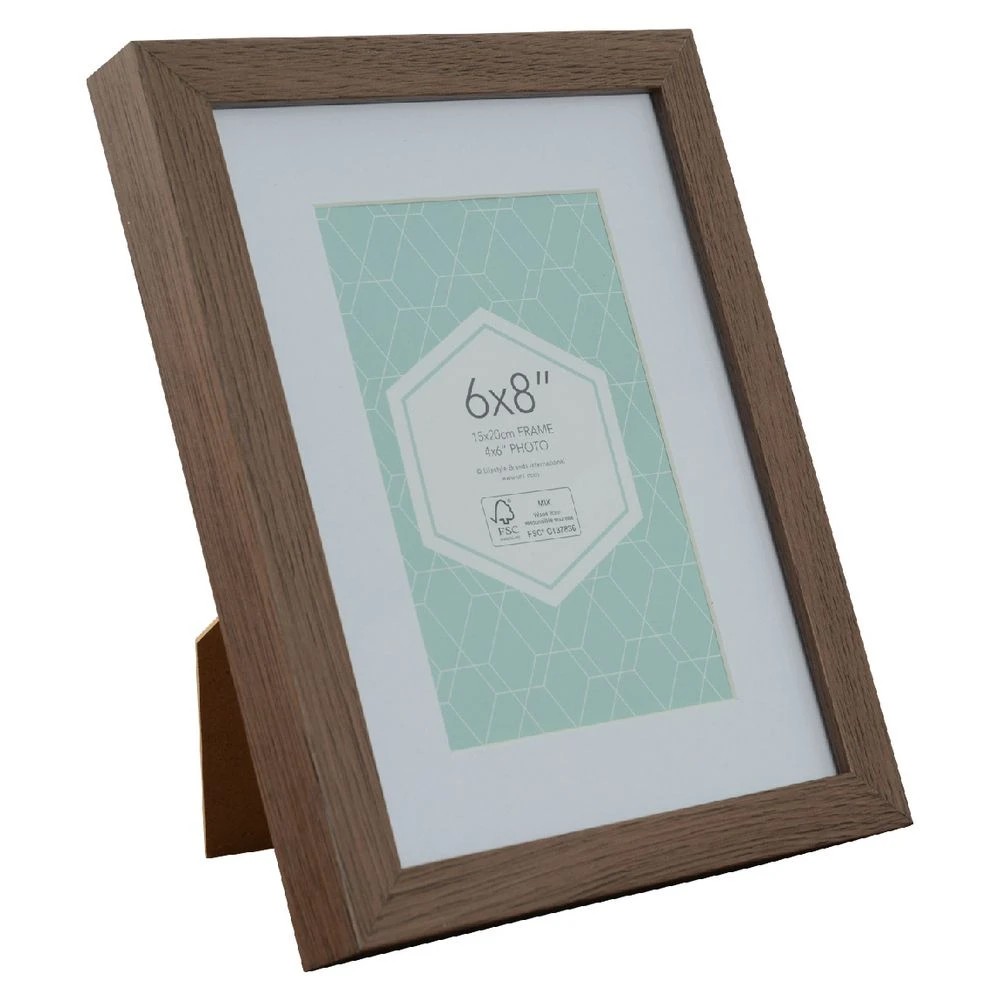 4 Promenade 6X8" Frame Brown, 4 of 6