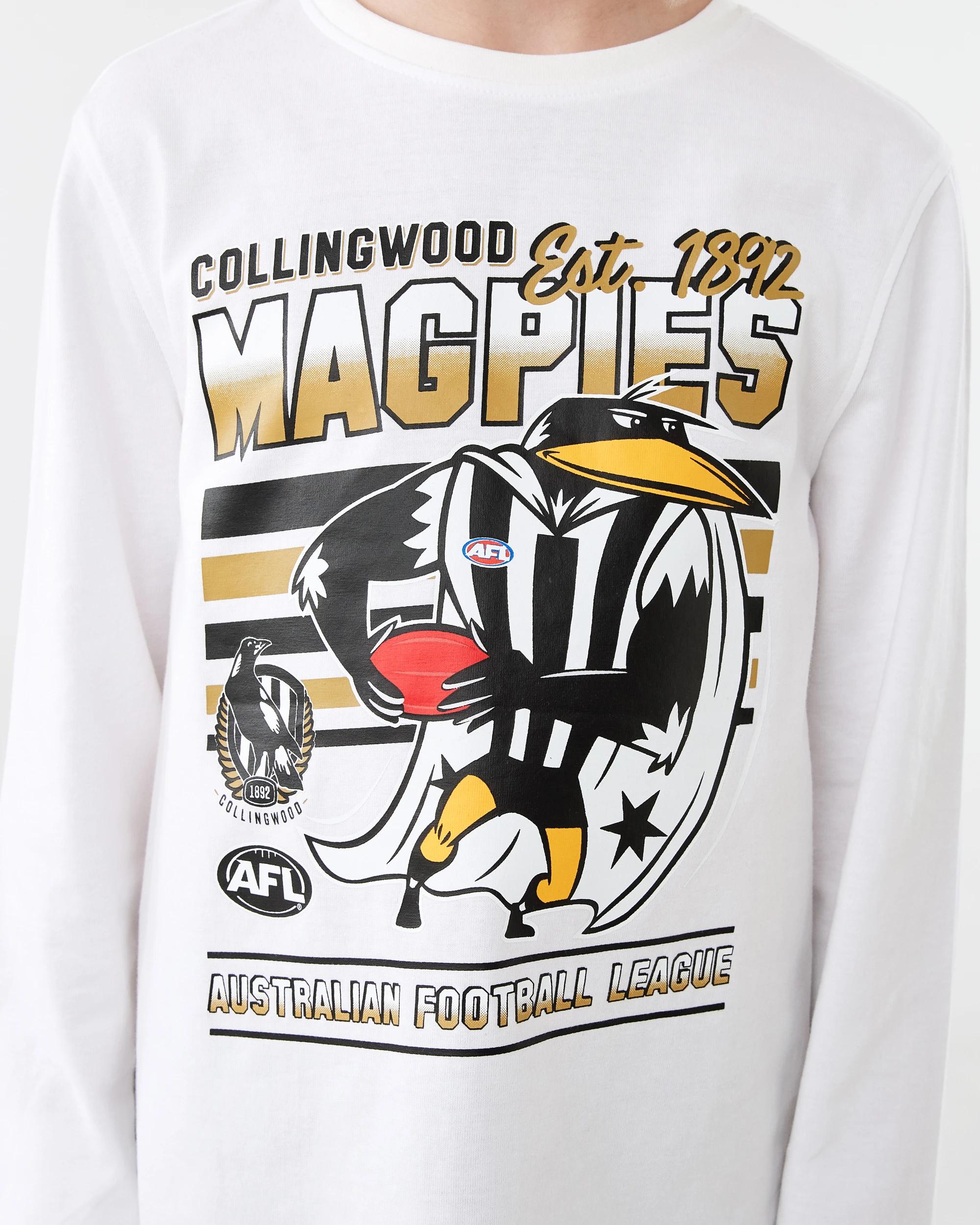 4 Official AFL Kids Pyjama Set Collwood, 4 of 6