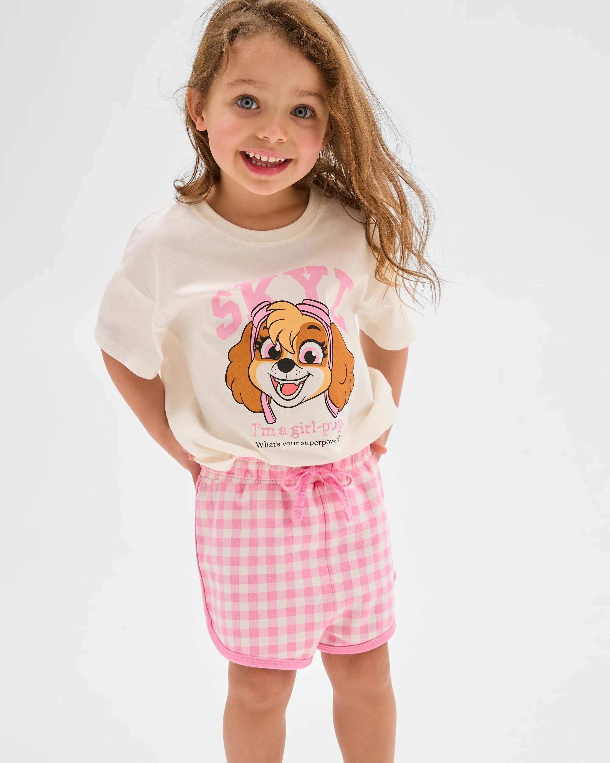 3 Paw Patrol PAW Patrol Australian Cotton T-Shirt and Short 2 Piece Set PINK, 3 of 8