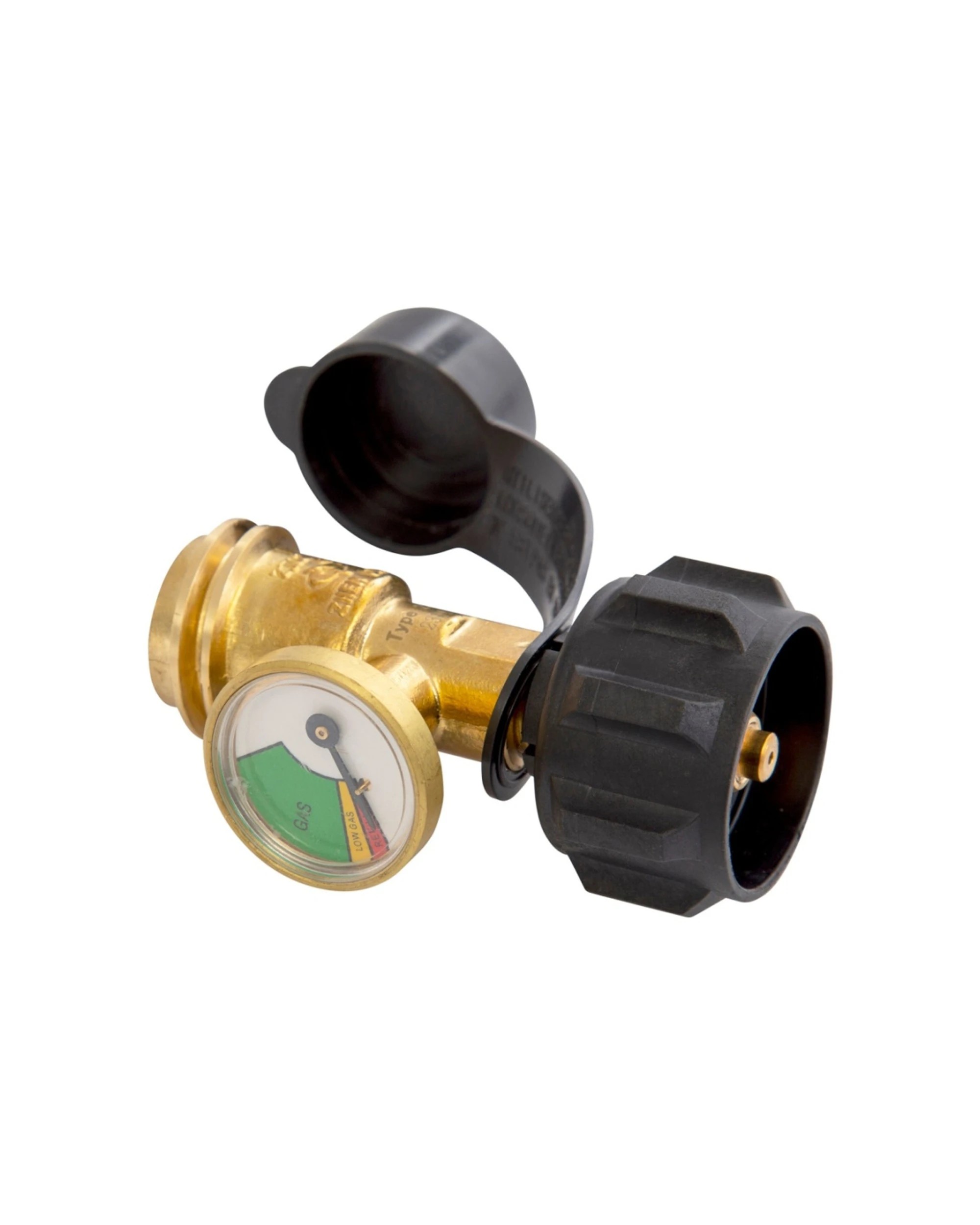 4 Gasmate Gas Fitting Capacity Gauge LCC27 Brass Nylon Construction - Metallic, 4 of 4