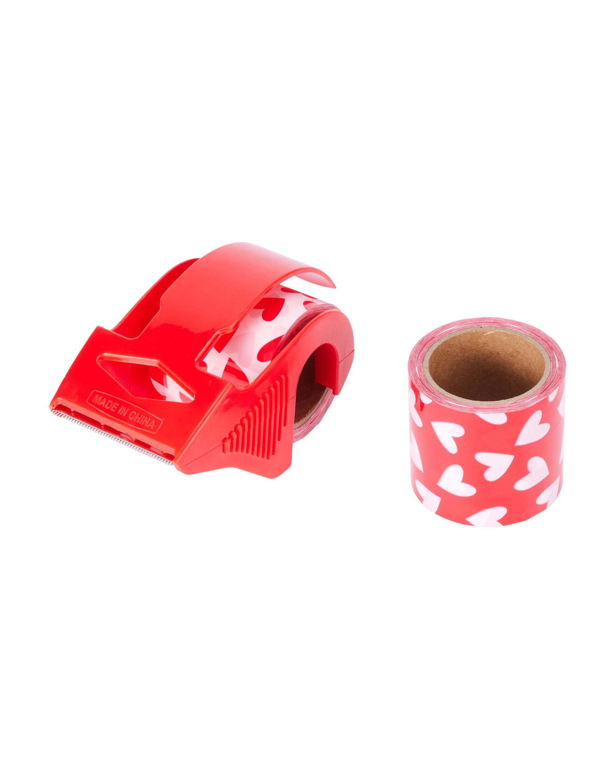 2 Valnetine's Day 2 Pack Heart Packing Tape with Dispenser, 2 of 8