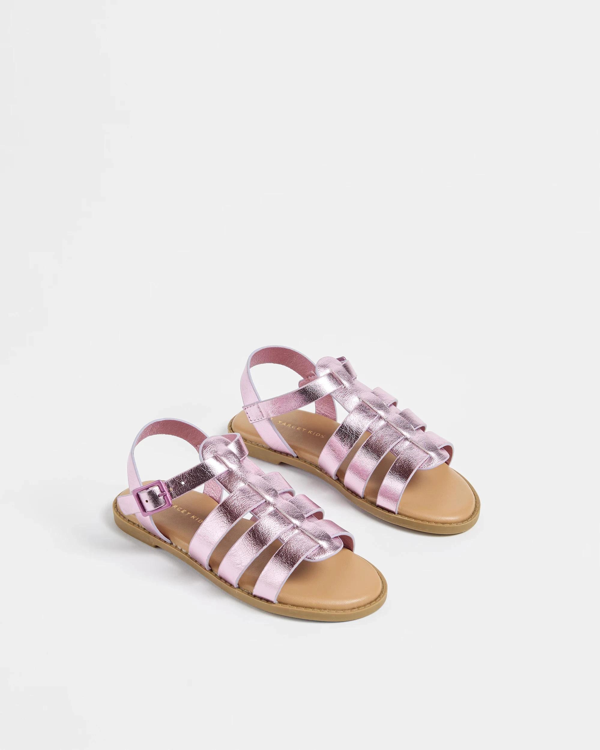3 Target Girls Junior Gladiator Sandal PINK, 3 of 3