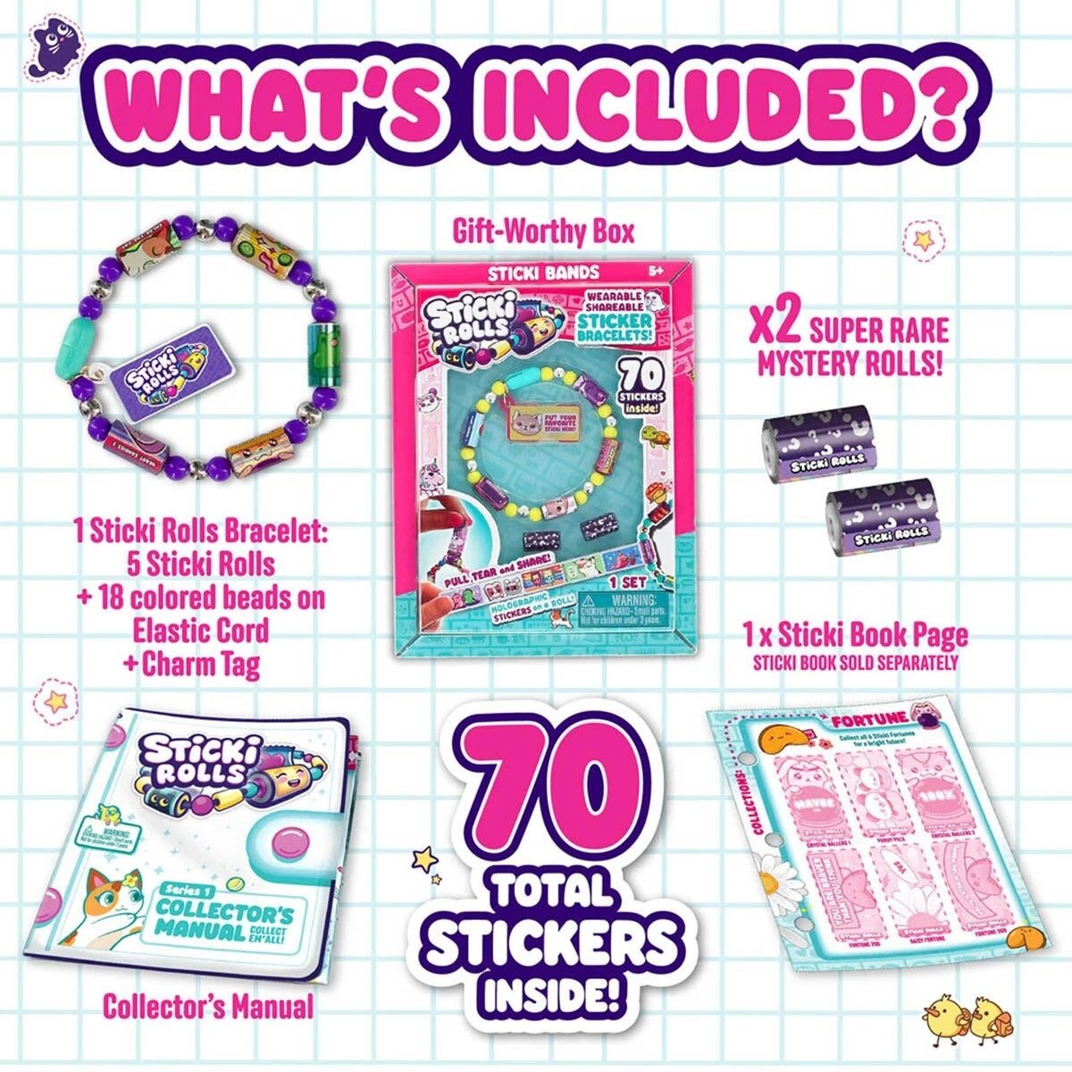 2 Sticki Rolls Sticki Bands Set - Assorted, 2 of 9