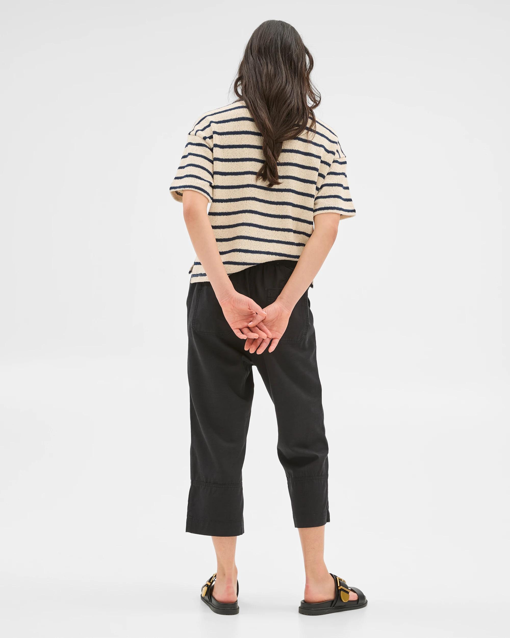 7 Target Seamed 3/4 Jogger Pants BLACK, 7 of 7