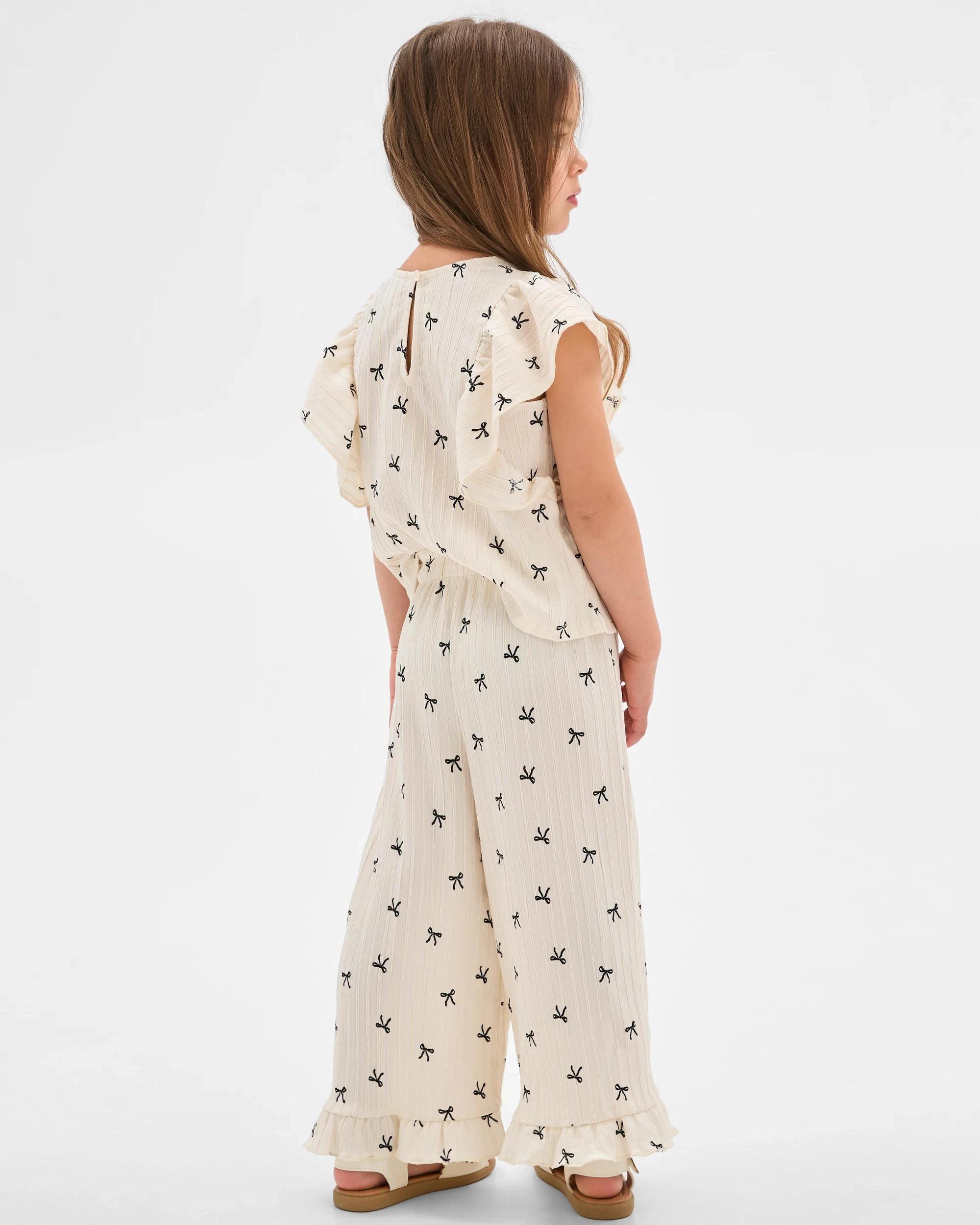 4 Target Fashion Textured Pant WHITE BLACK AOP, 4 of 5