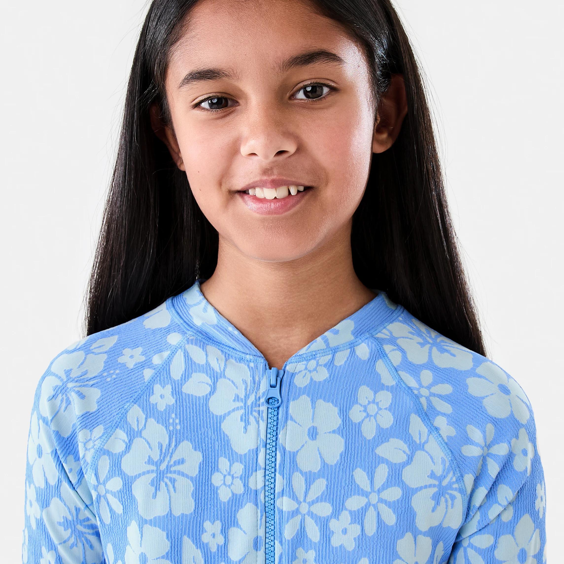 2 Long Sleeve Swimsuit Trpc Flwrs, 2 of 6