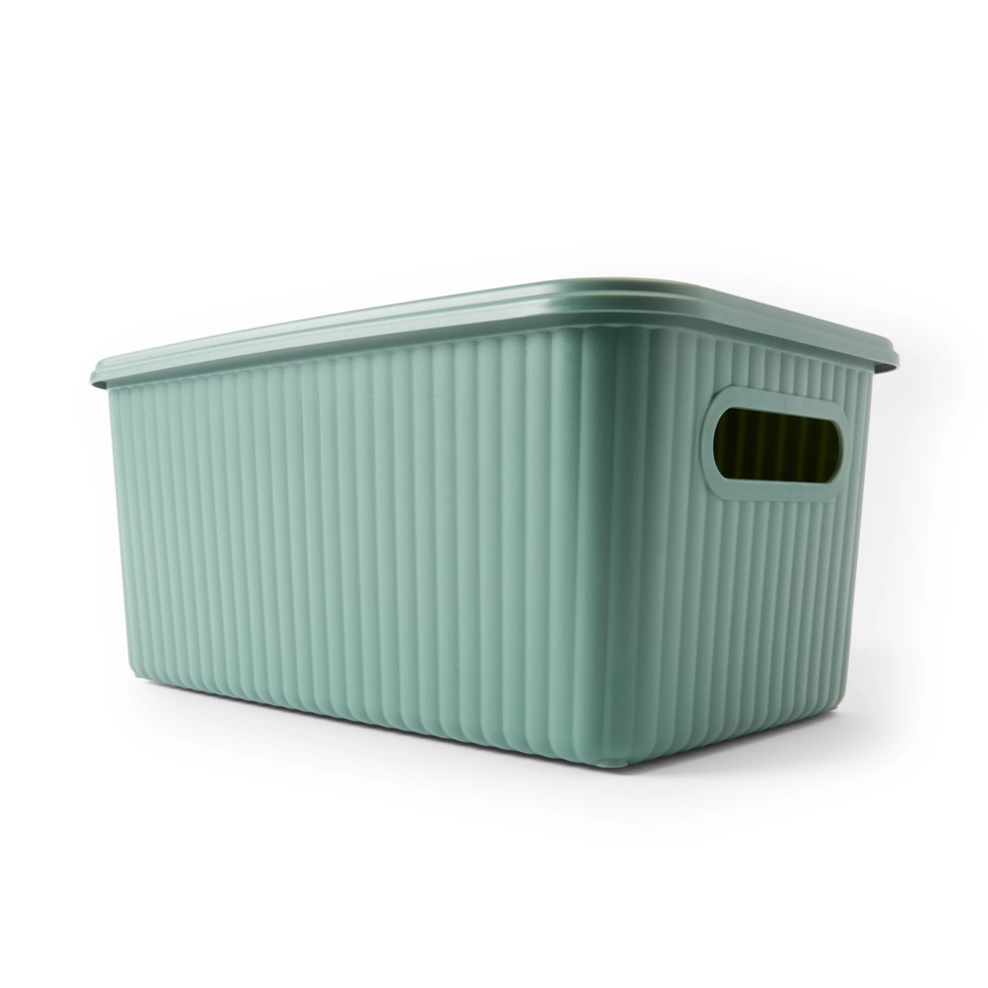 1 5L Ribbed Container - Green, 1 of 9