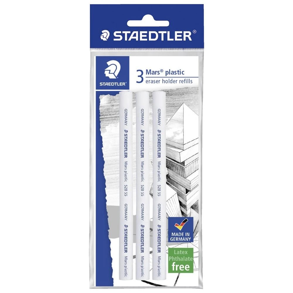 2 Staedtler Eraser Refills 3 Pack, 2 of 2