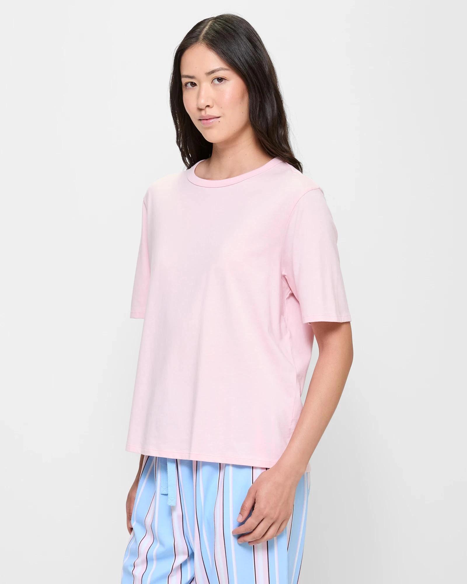 3 Target Woman Australian Cotton Sleep Core T-Shirt PINK, 3 of 5