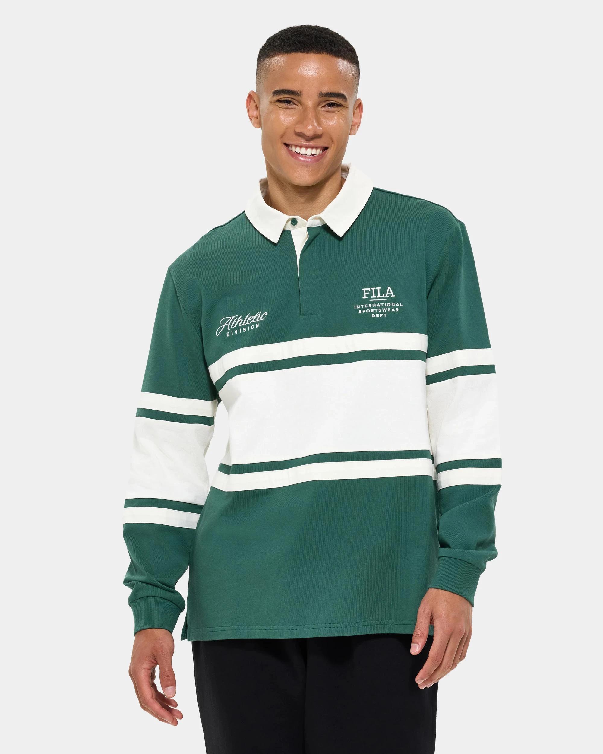 1 Fila Miles Rugby Top TREKKING GREEN, 1 of 8