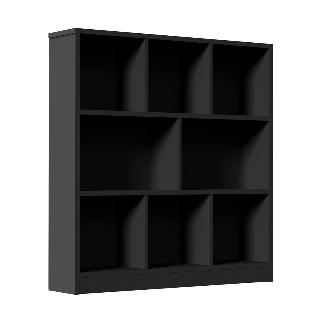 5 Oikiture Bookshelf Bookcase Display Shelves Unit Storage Organizer Stand
 - Black, 5 of 9