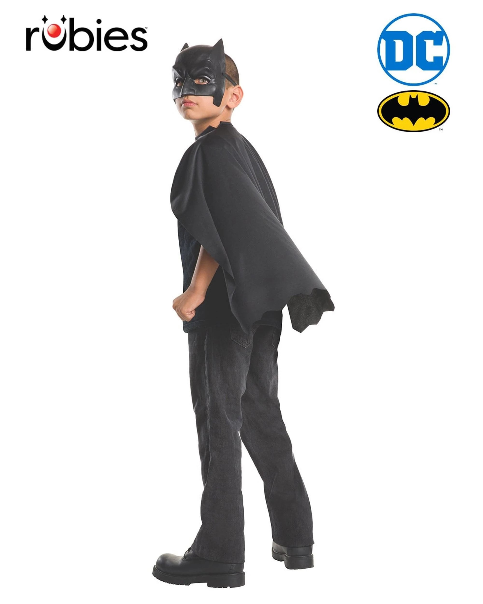 2 DC Batman Costume Cape and Mask Set Child Size, 2 of 4