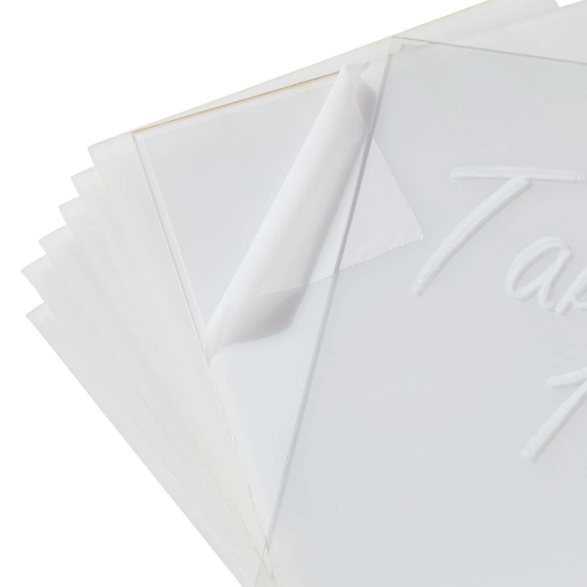 8 Clear Party Signs, 8 of 10