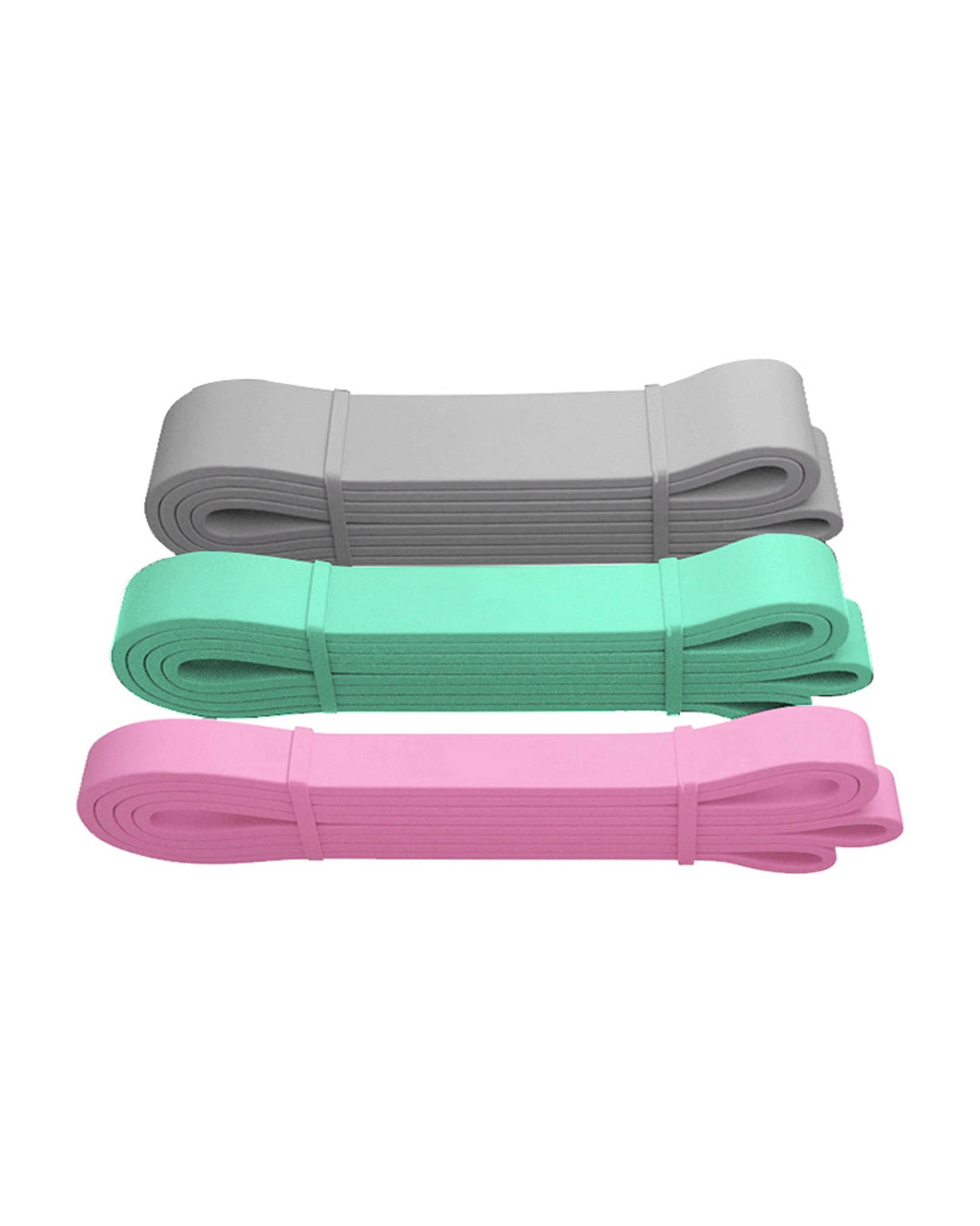 1 TODO Heavy Duty Resistance Bands 3 Set Exercise Pilates Yoga Physio Band 9-36kg Carry Bag, 1 of 4