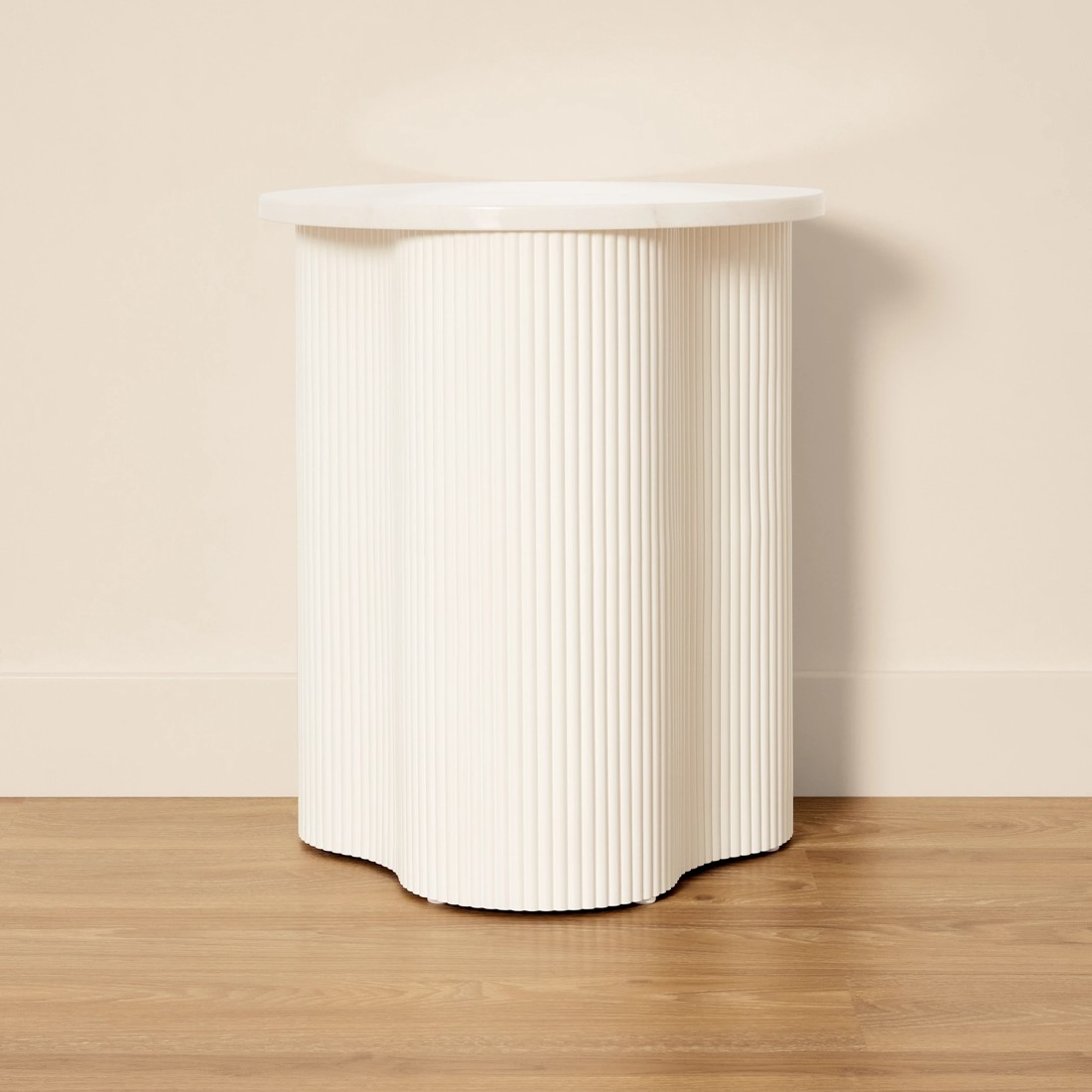 2 Round Marble Side Table, 2 of 5