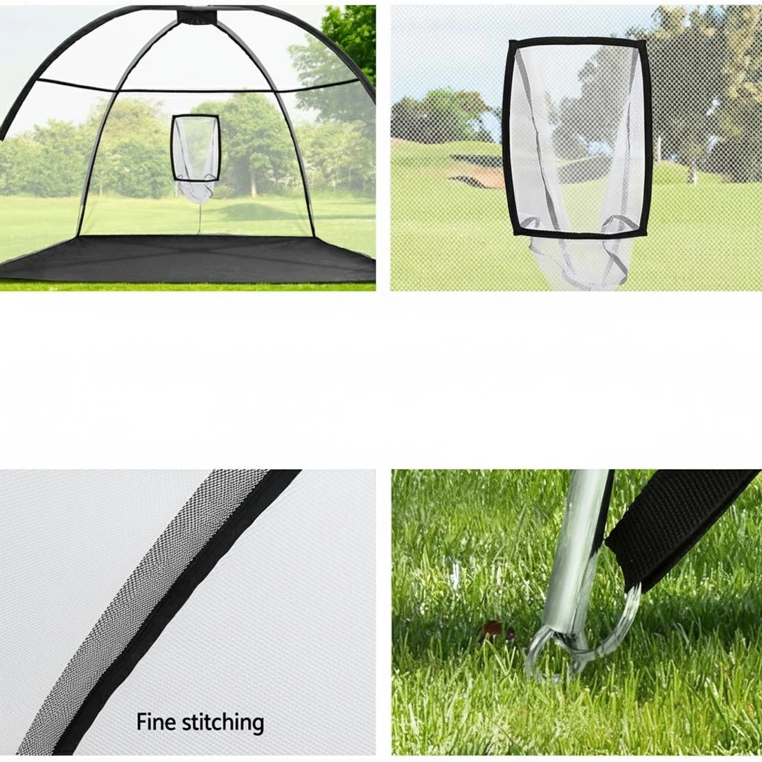 6 Everfit 3.5m Golf Practice Net Portable Training Aid Driving Target Tent - Multi, 6 of 6