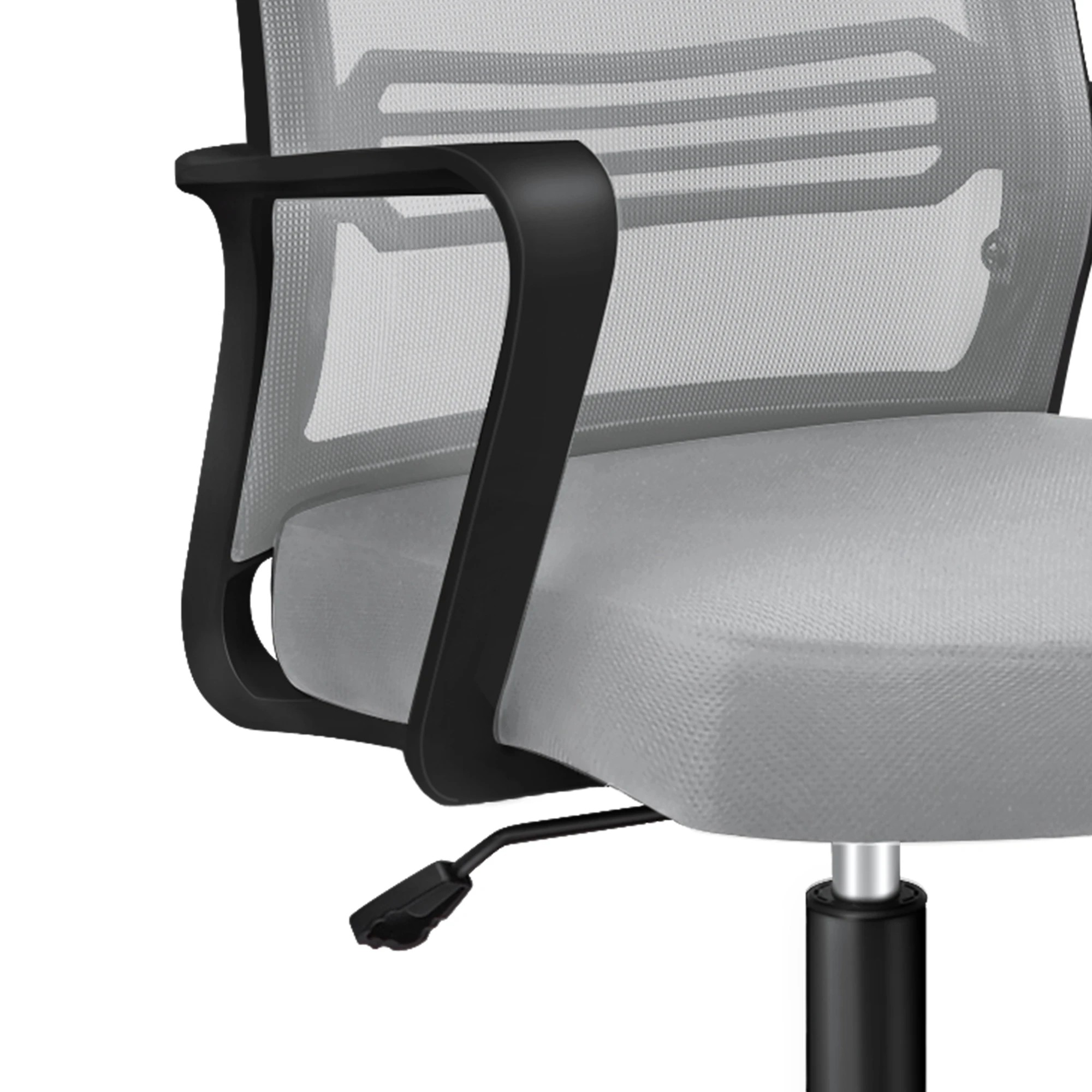 7 Alfordson Mesh Office Chair Executive Computer Seat Gaming Racing Work - Black Grey, 7 of 10