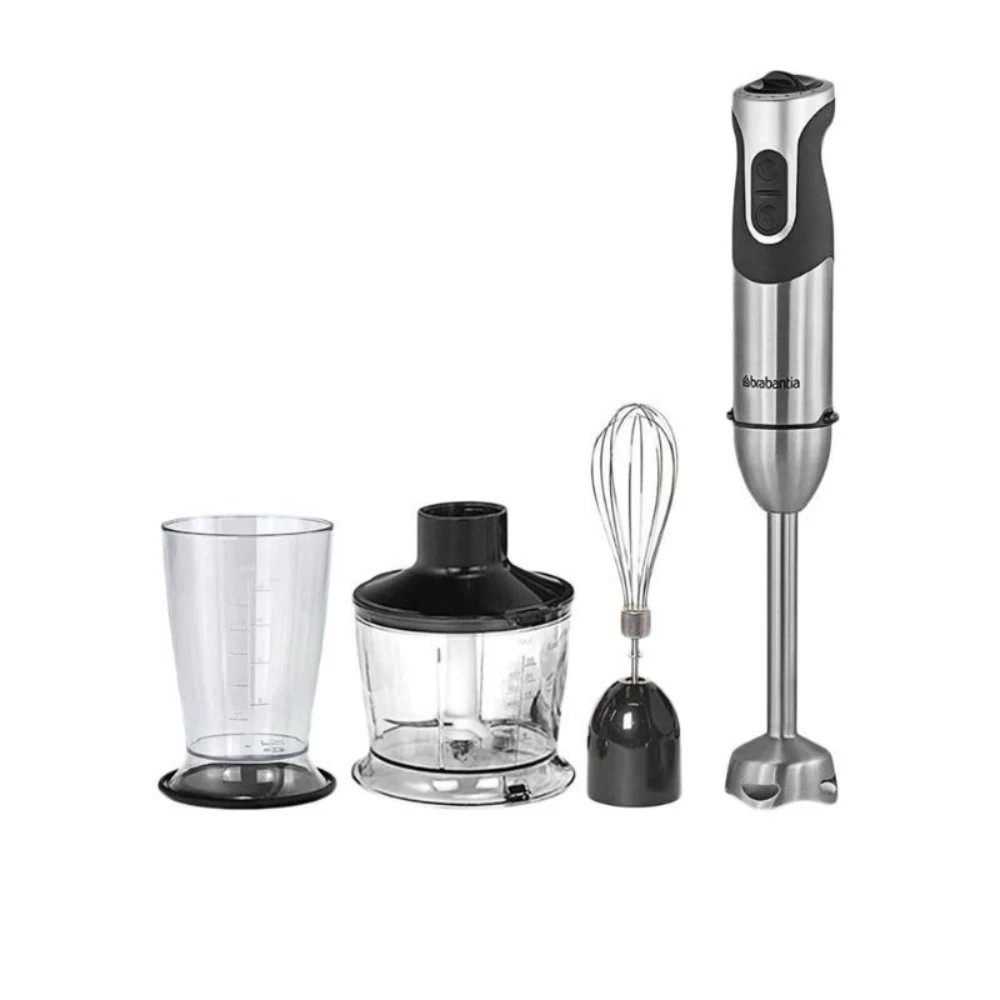 1 Brabantia 1000W Electric Hand Blender Set - Silver, 1 of 3
