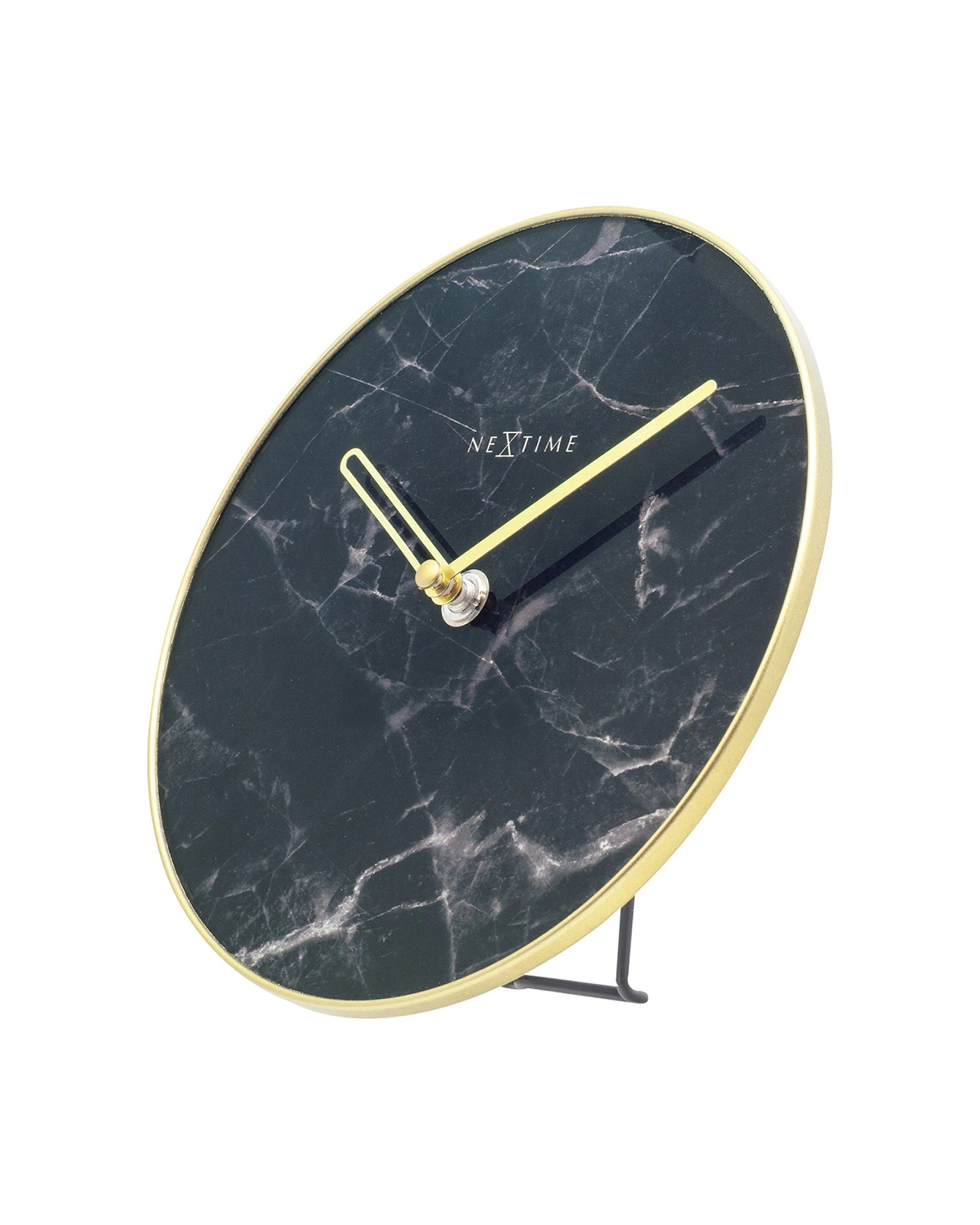 4 NexTime Marble Table Analogue Round Clock 20cm - Multi, 4 of 5