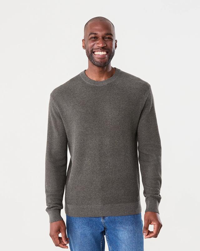 Lightweight Crew Neck Knit Ju