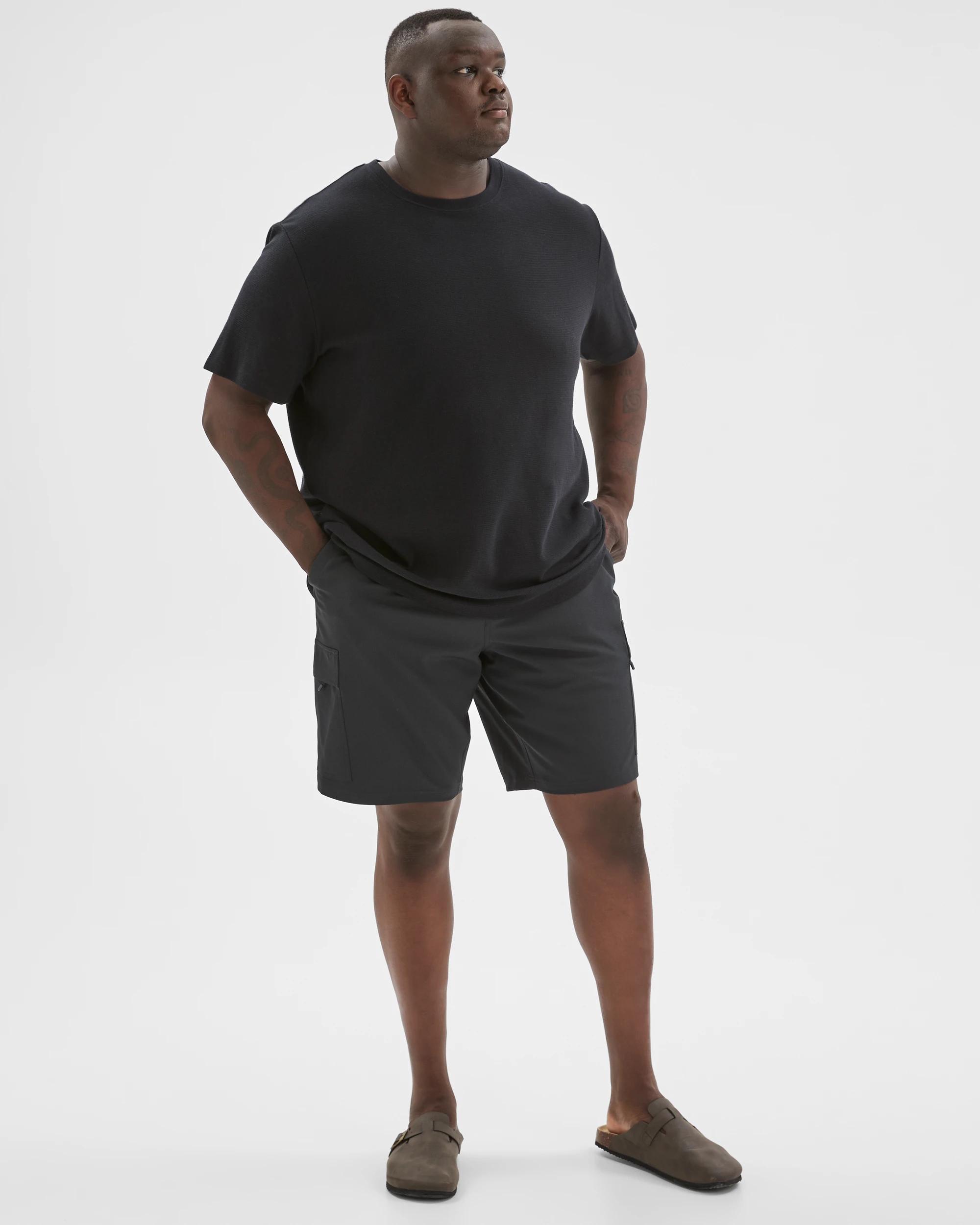 1 Target Man Plus Size Hybrid Shorts BLACK, 1 of 6