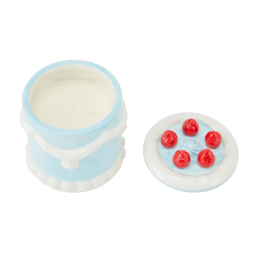 3 Ceramic Frosted Cake Candle, 3 of 6