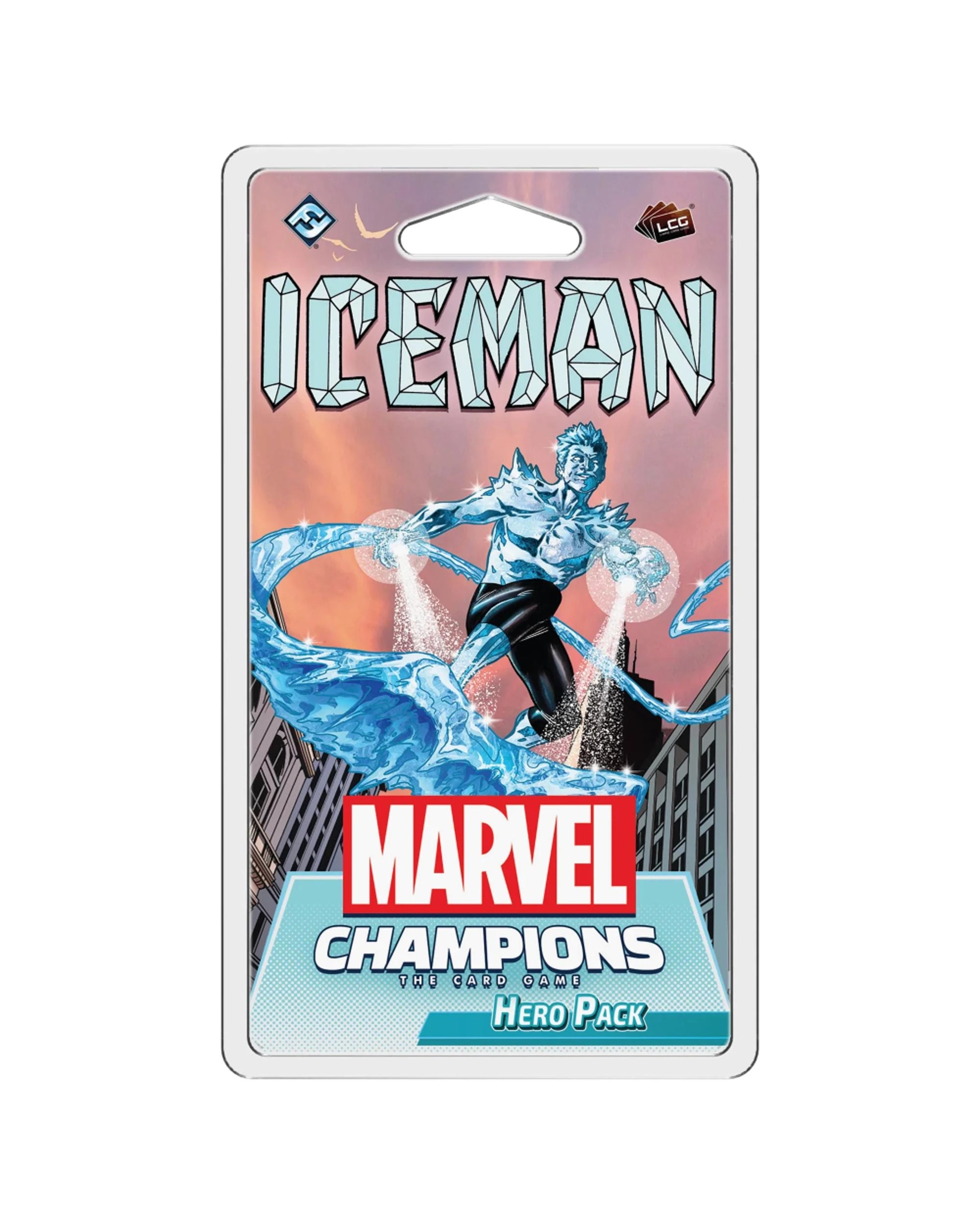 1 Marvel Champions: The Card Game Iceman Hero Pack, 1 of 2